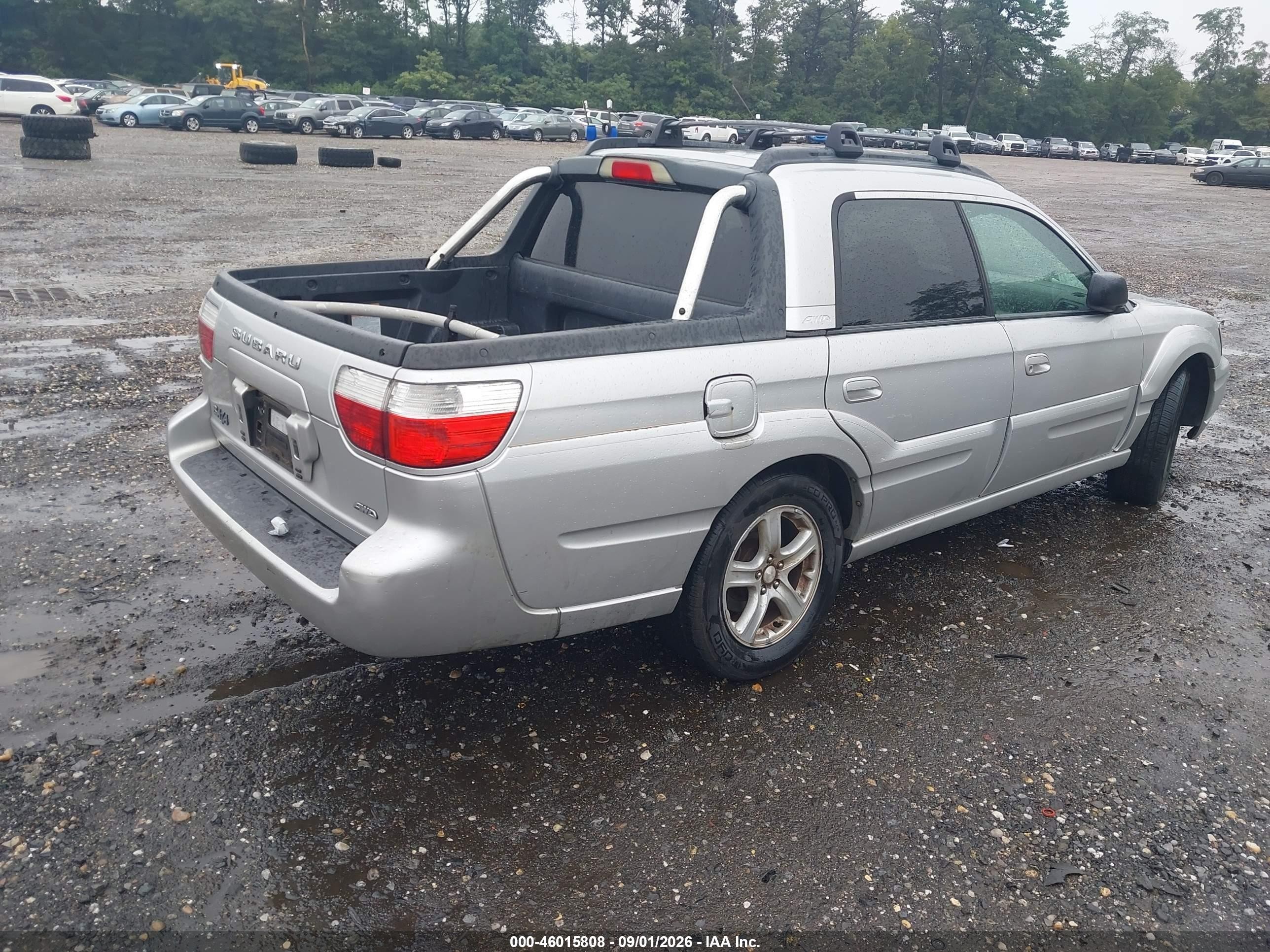 2003 Subaru Baja Silver vin: 4S4BT61C837100835