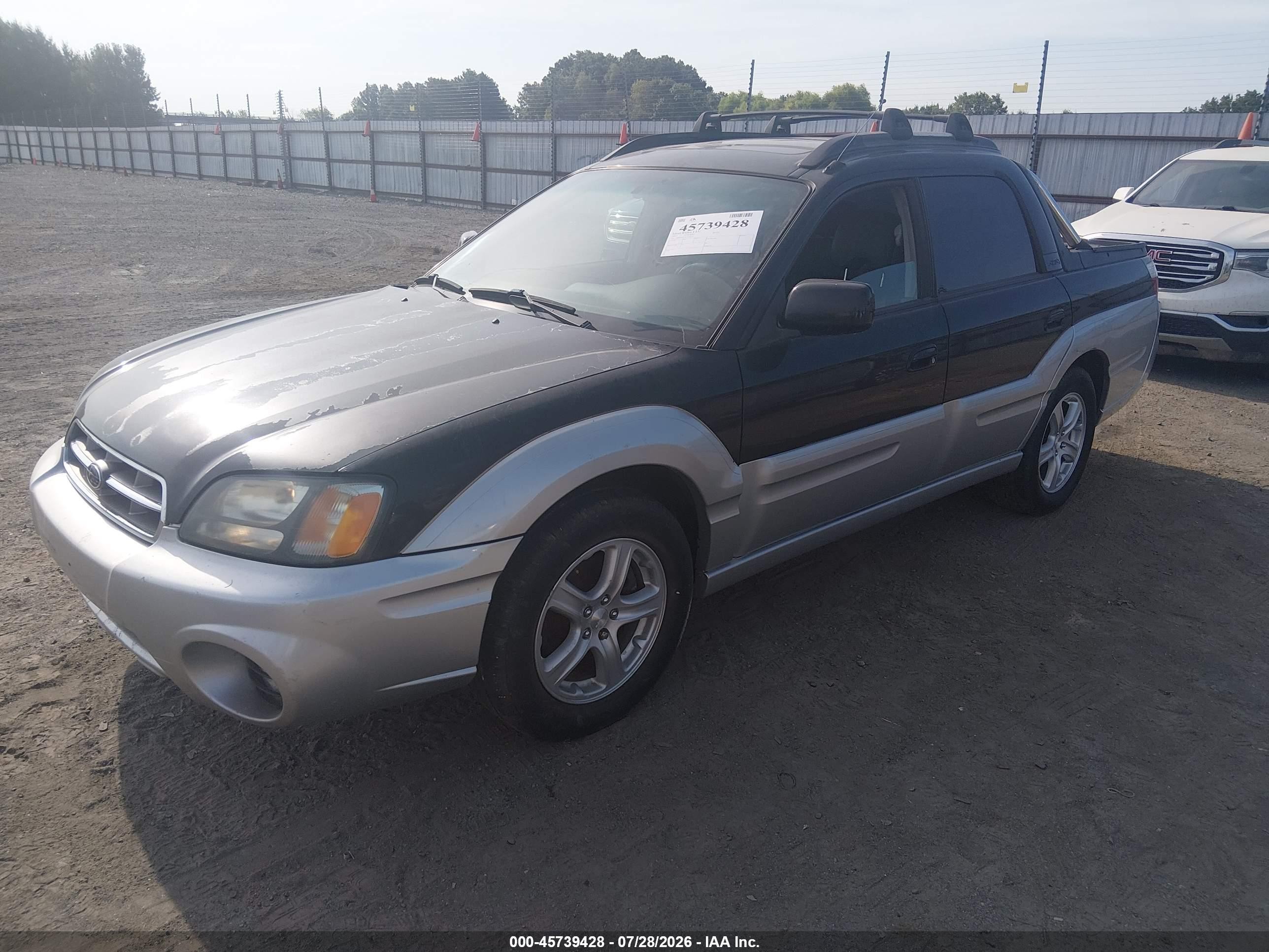 2003 Subaru Baja Черный vin: 4S4BT61C837103122