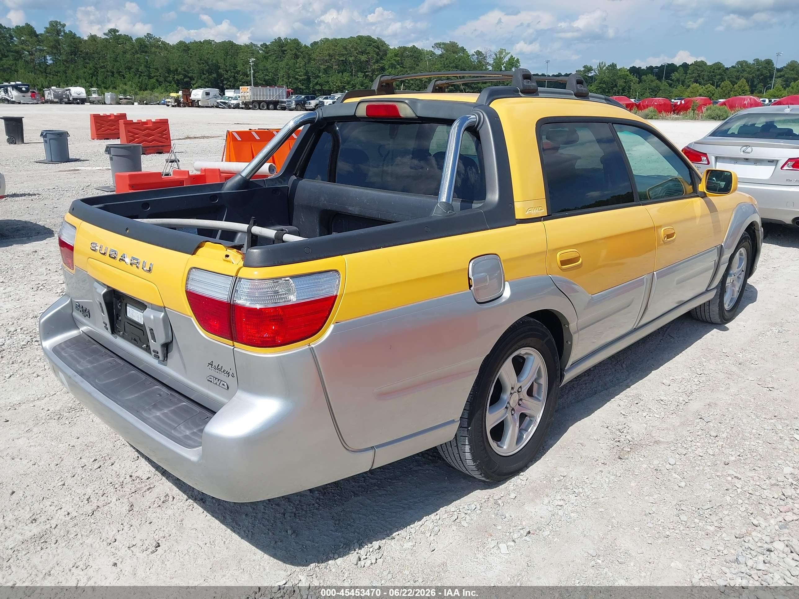 2003 Subaru Baja   Yellow vin: 4S4BT61C936109372