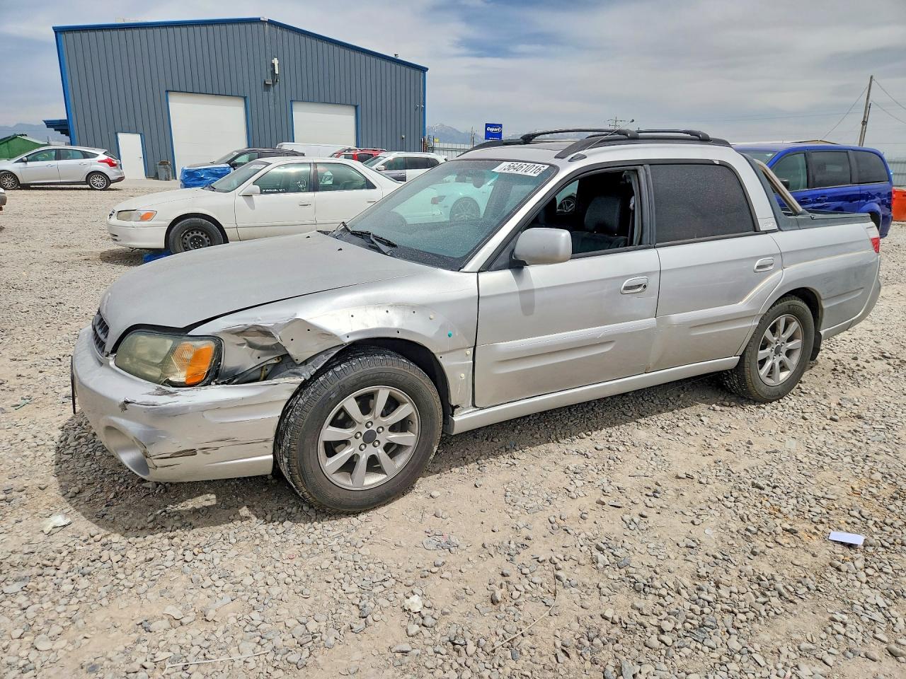 2003 Subaru Baja Silver vin: 4S4BT61CX36100163
