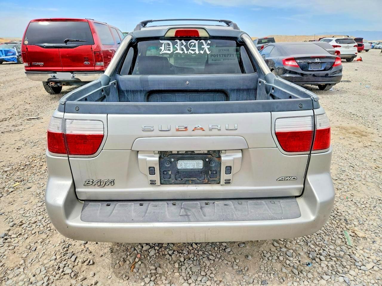 2003 Subaru Baja Silver vin: 4S4BT61CX36100163