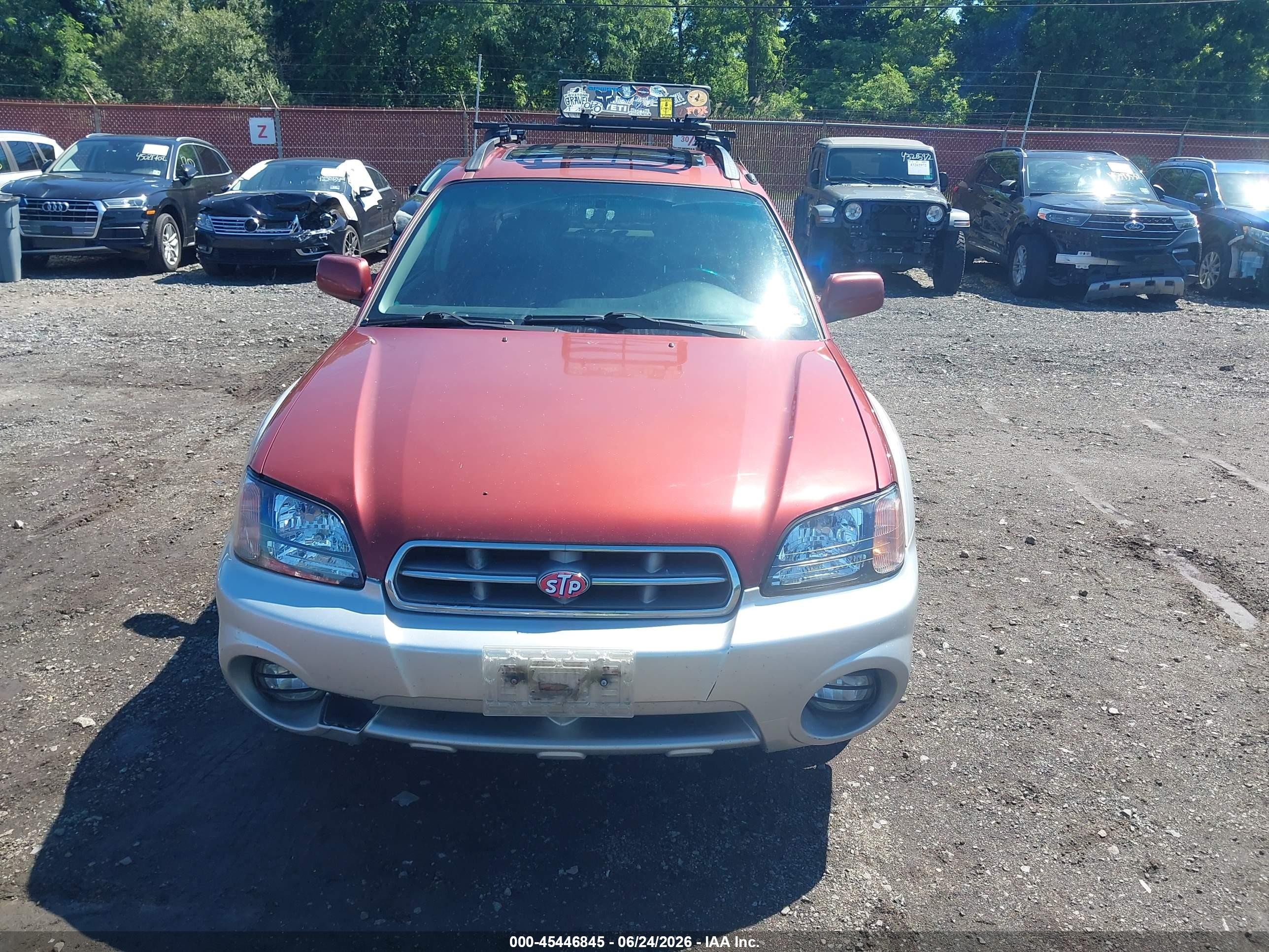 2003 Subaru Baja   Оранжевый vin: 4S4BT61CX37101128