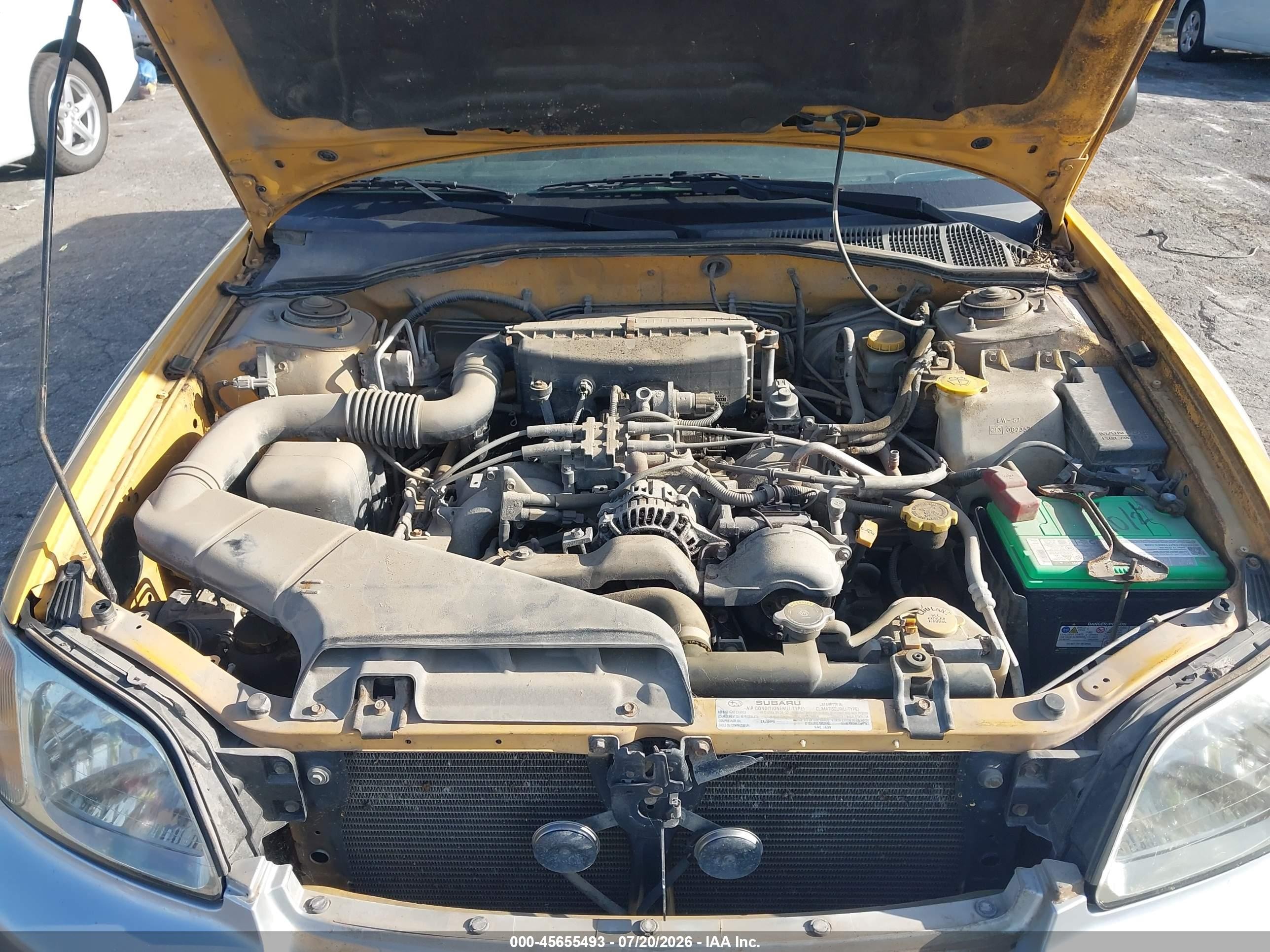 2003 Subaru Baja Sport Желтый vin: 4S4BT62C037112962