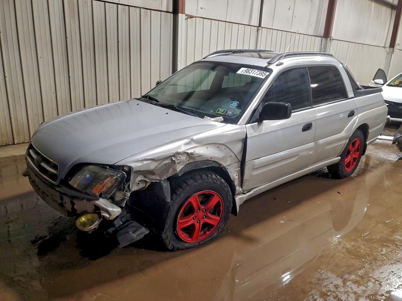 2004 Subaru Baja Sport Silver vin: 4S4BT62C047102160