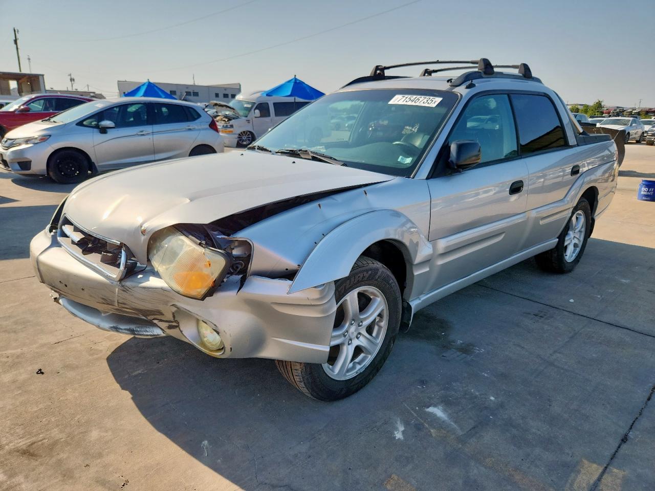 2004 Subaru Baja Sport Silver vin: 4S4BT62C047102210