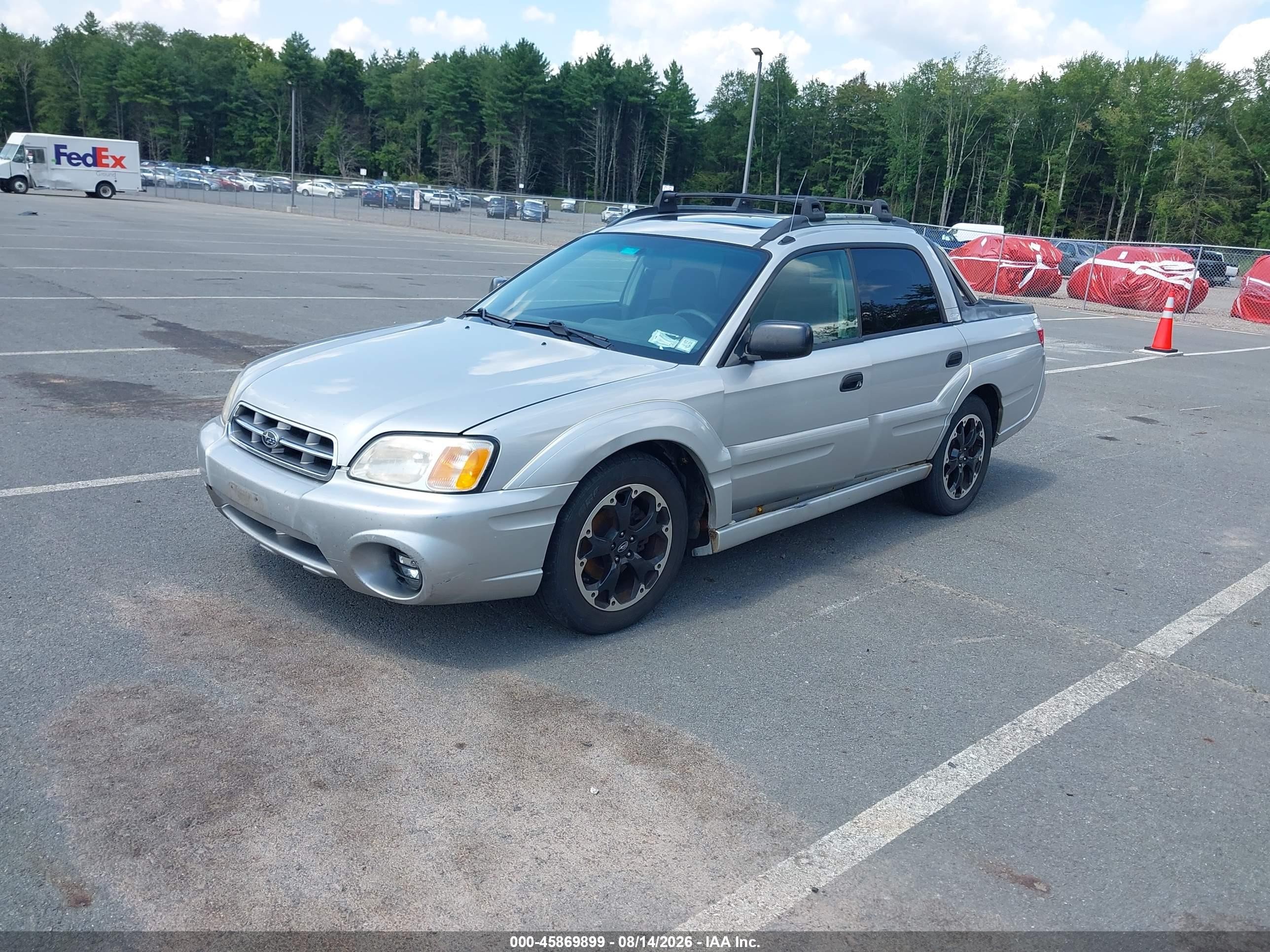 2003 Subaru Baja Sport Silver vin: 4S4BT62C137110766