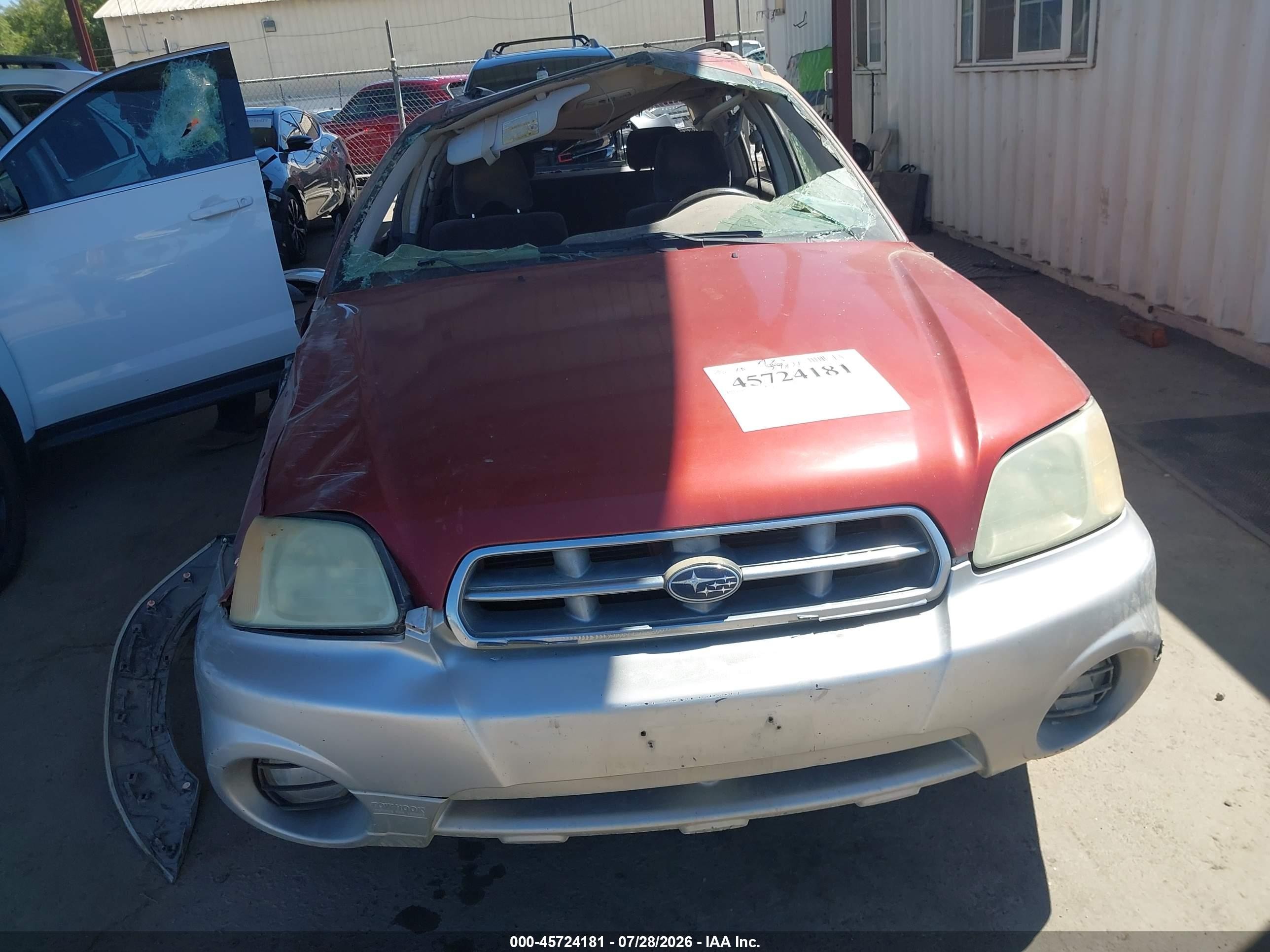 2003 Subaru Baja Sport Maroon vin: 4S4BT62C137114283