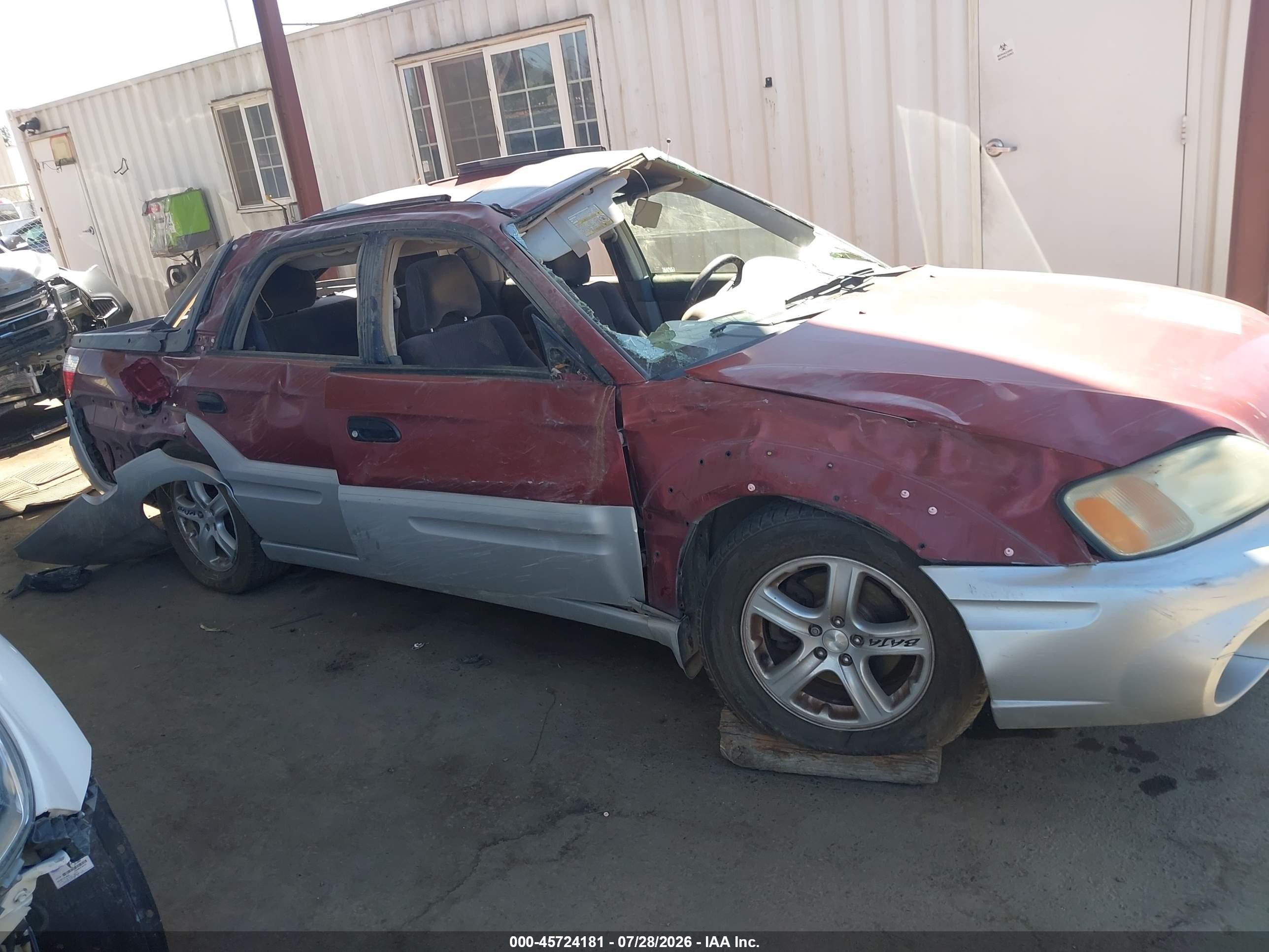 2003 Subaru Baja Sport Maroon vin: 4S4BT62C137114283