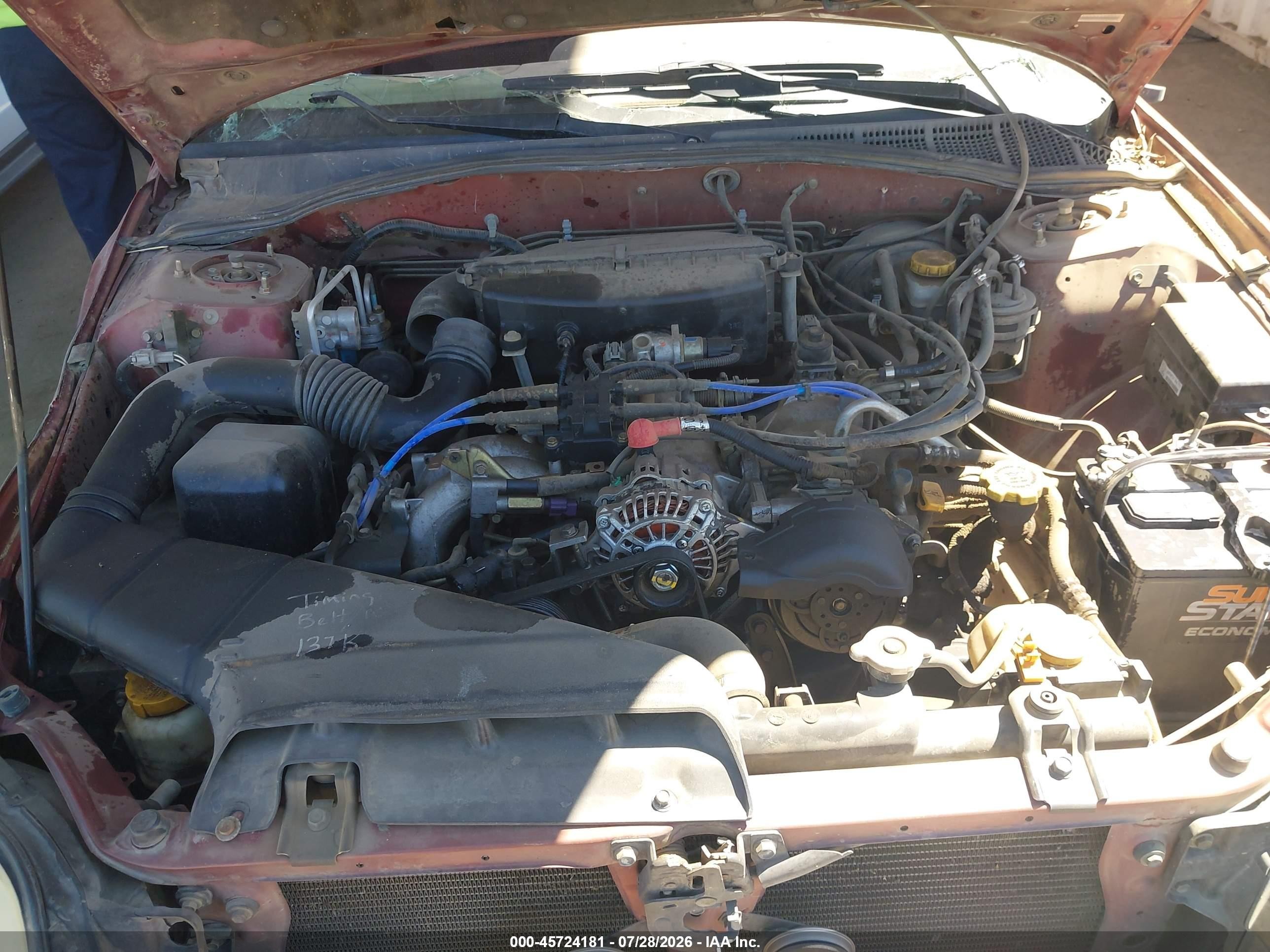 2003 Subaru Baja Sport Maroon vin: 4S4BT62C137114283