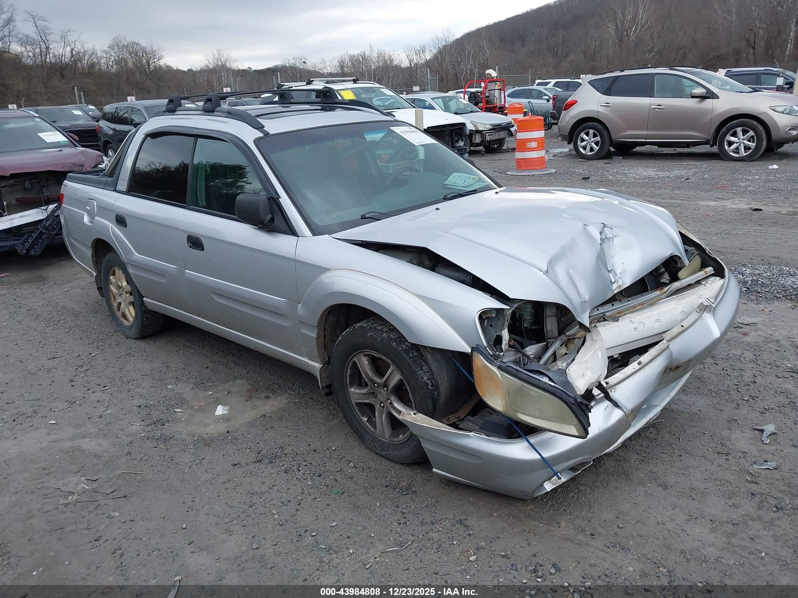 2006 Subaru Baja Sport Silver vin: 4S4BT62C167106236