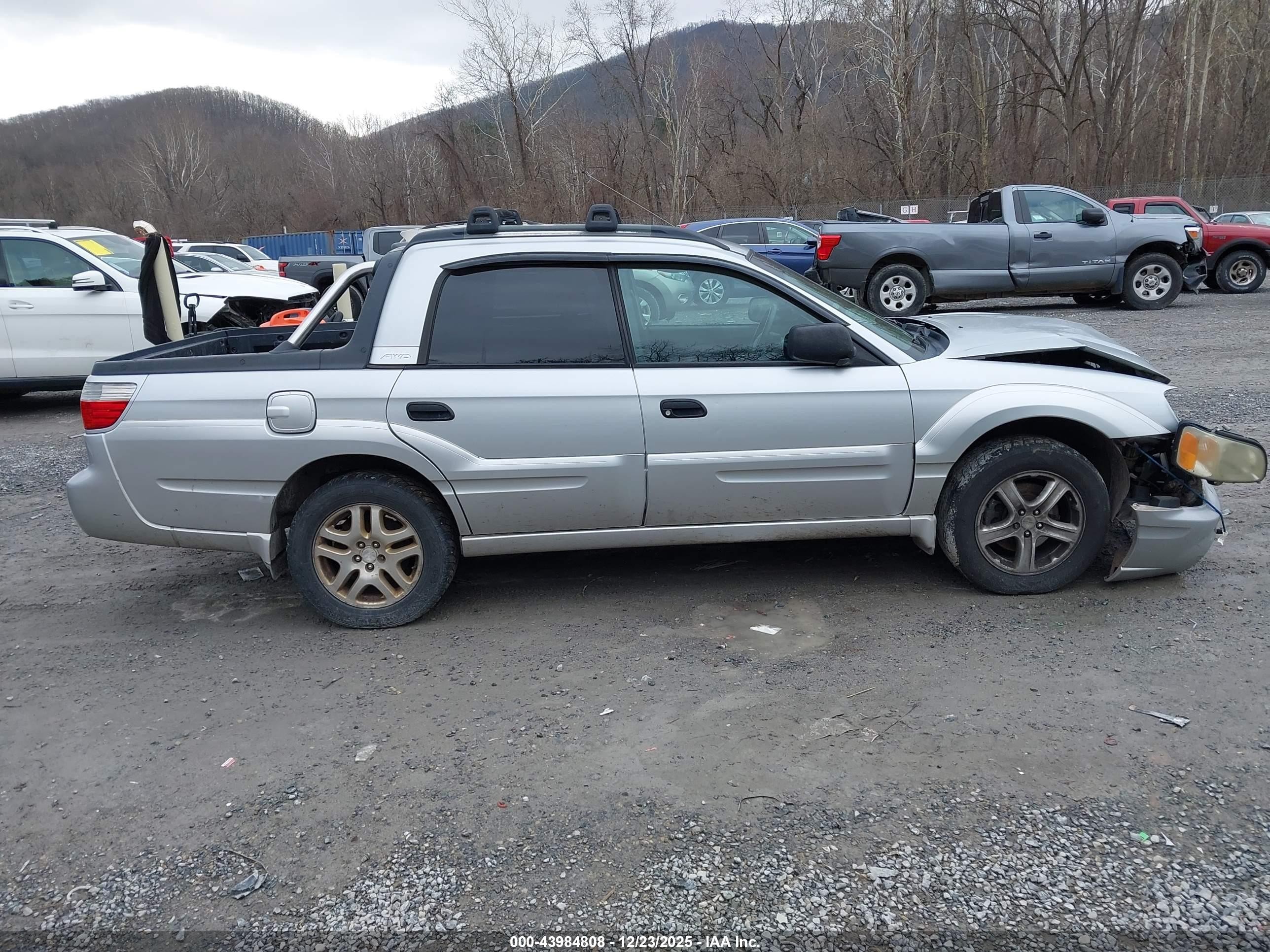 2006 Subaru Baja Sport Silver vin: 4S4BT62C167106236