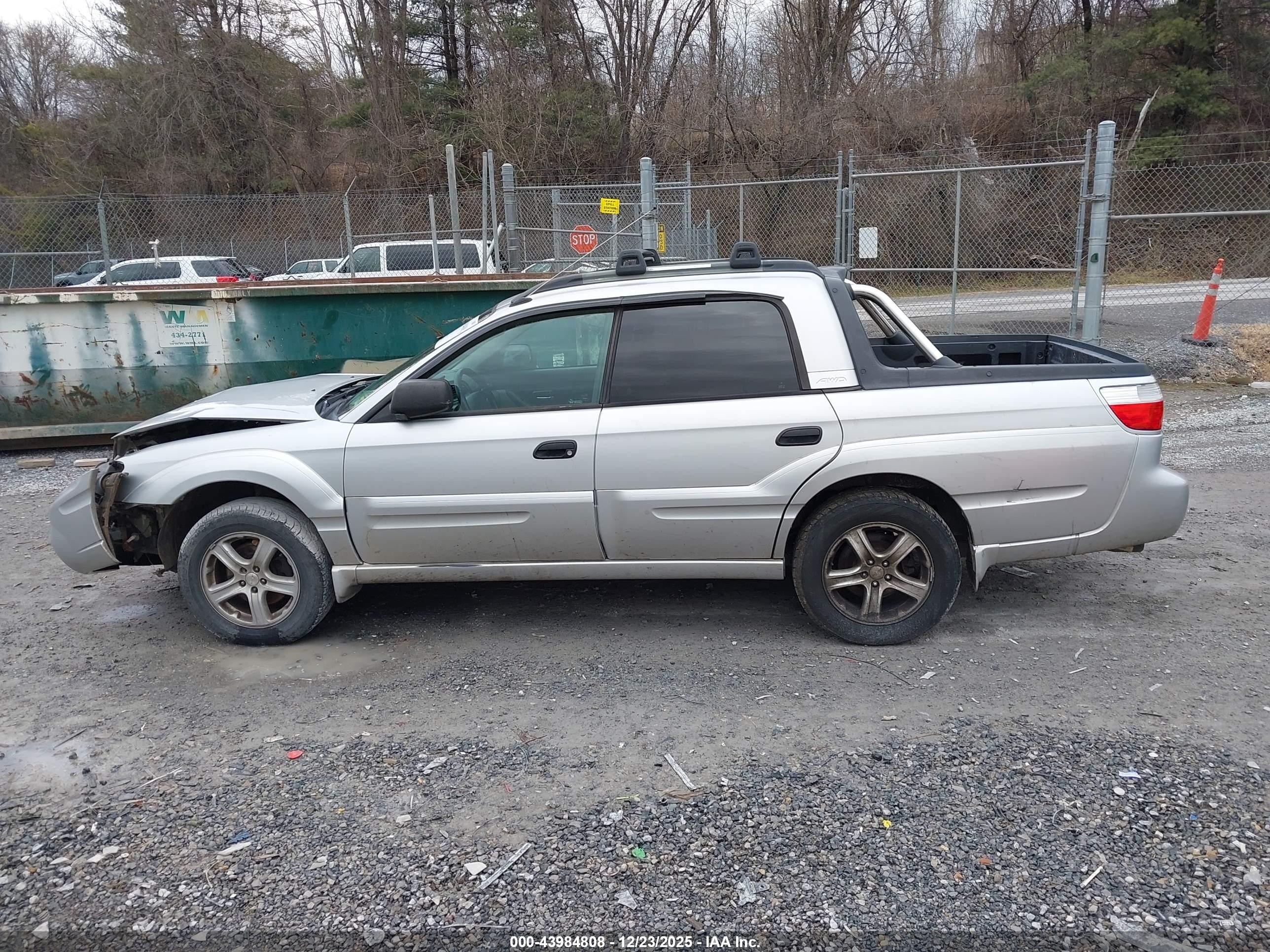 2006 Subaru Baja Sport Silver vin: 4S4BT62C167106236