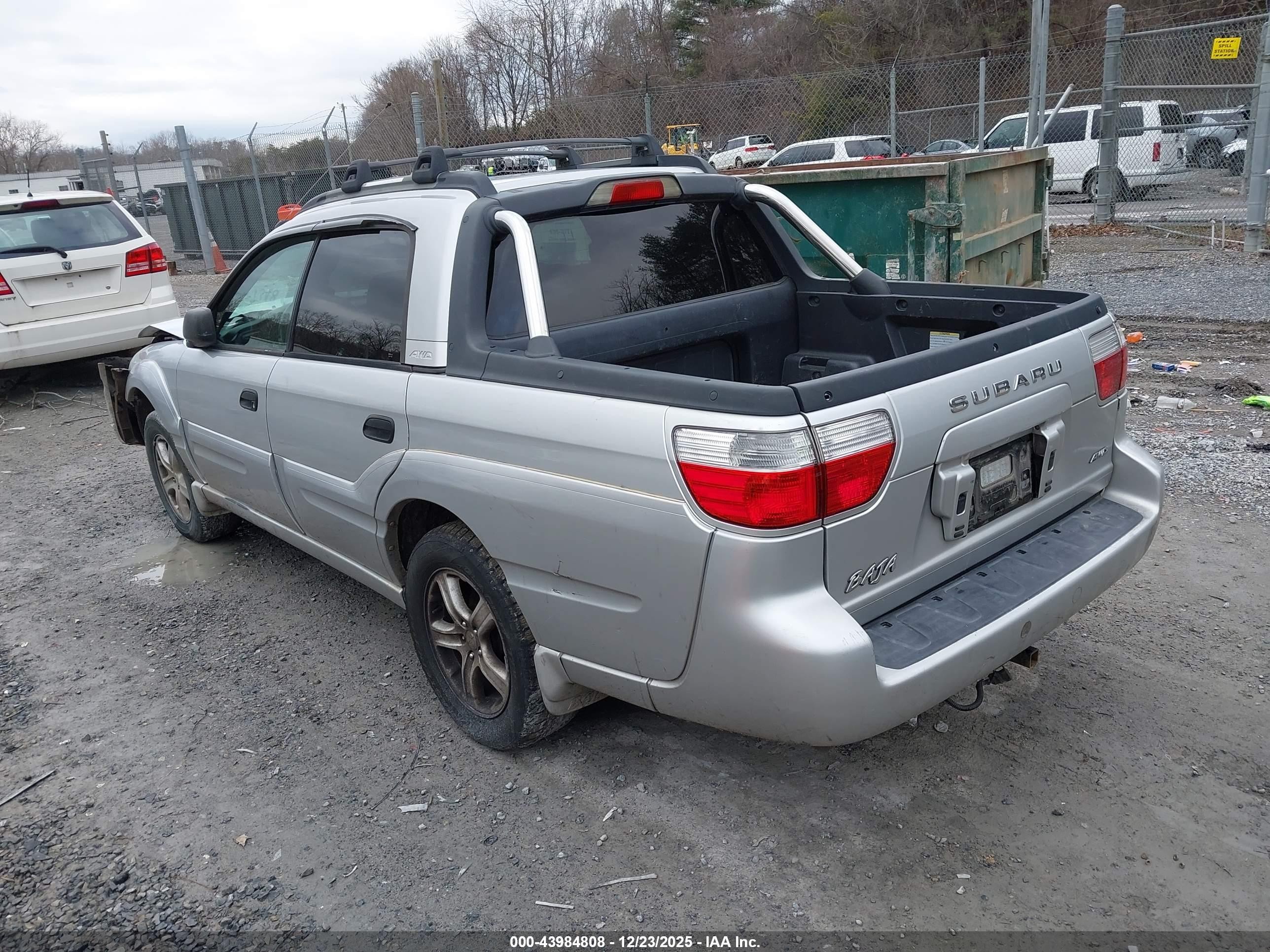 2006 Subaru Baja Sport Silver vin: 4S4BT62C167106236