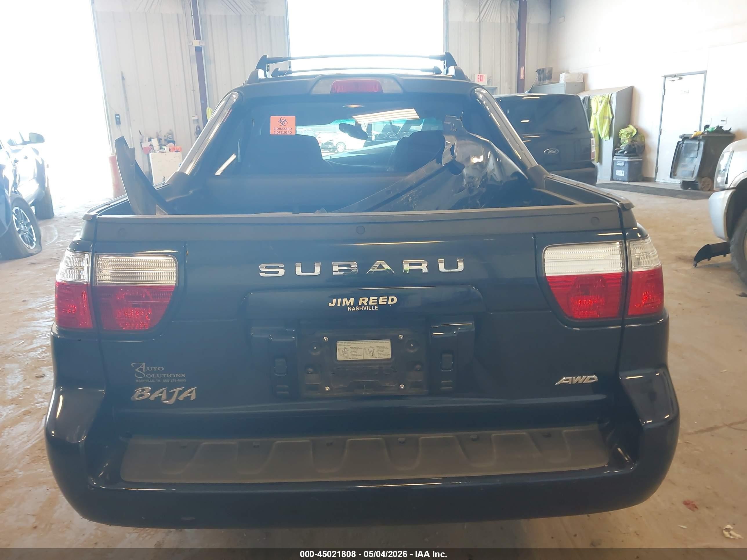 2003 Subaru Baja Sport Blue vin: 4S4BT62C237115622