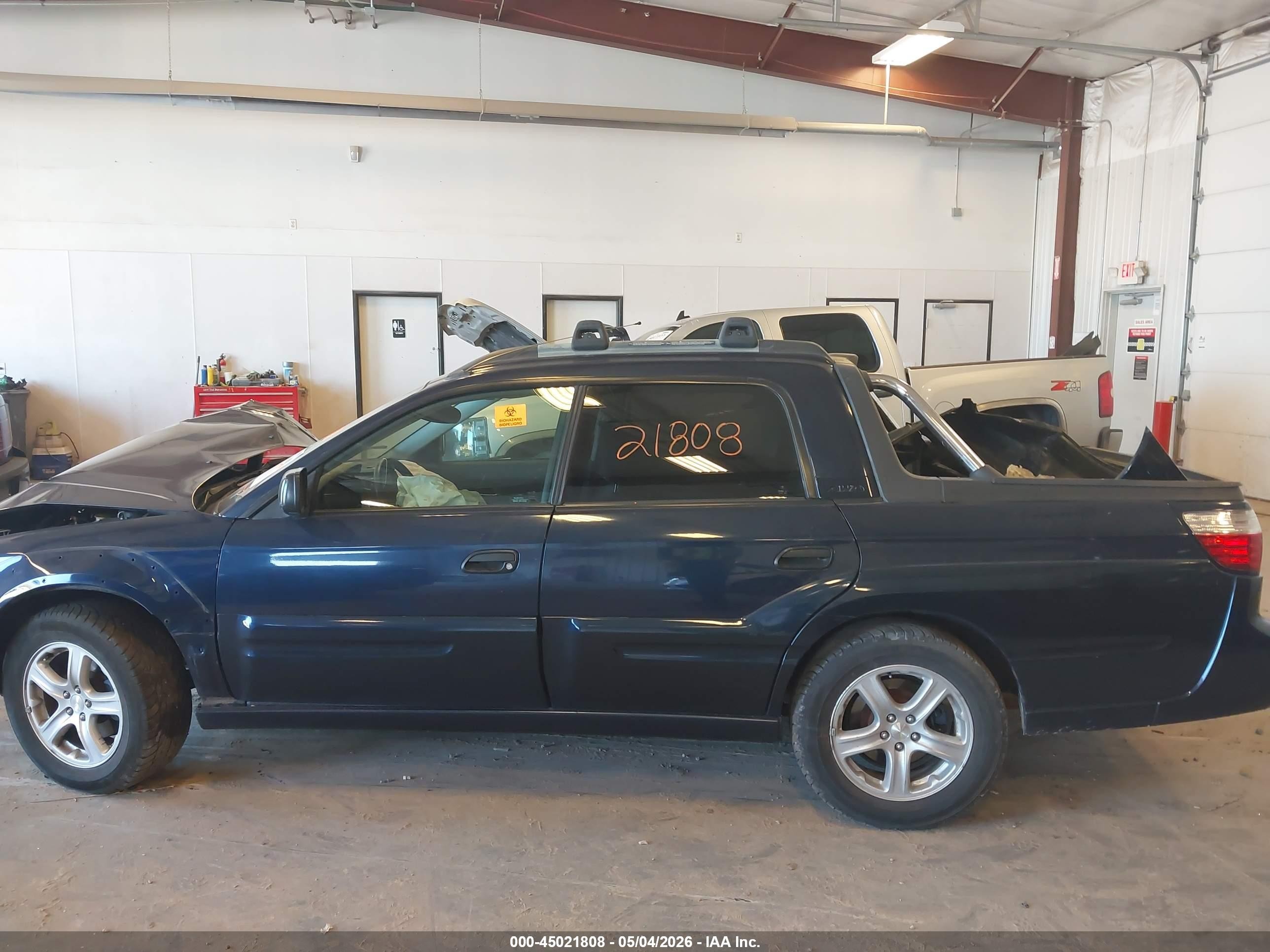 2003 Subaru Baja Sport Blue vin: 4S4BT62C237115622