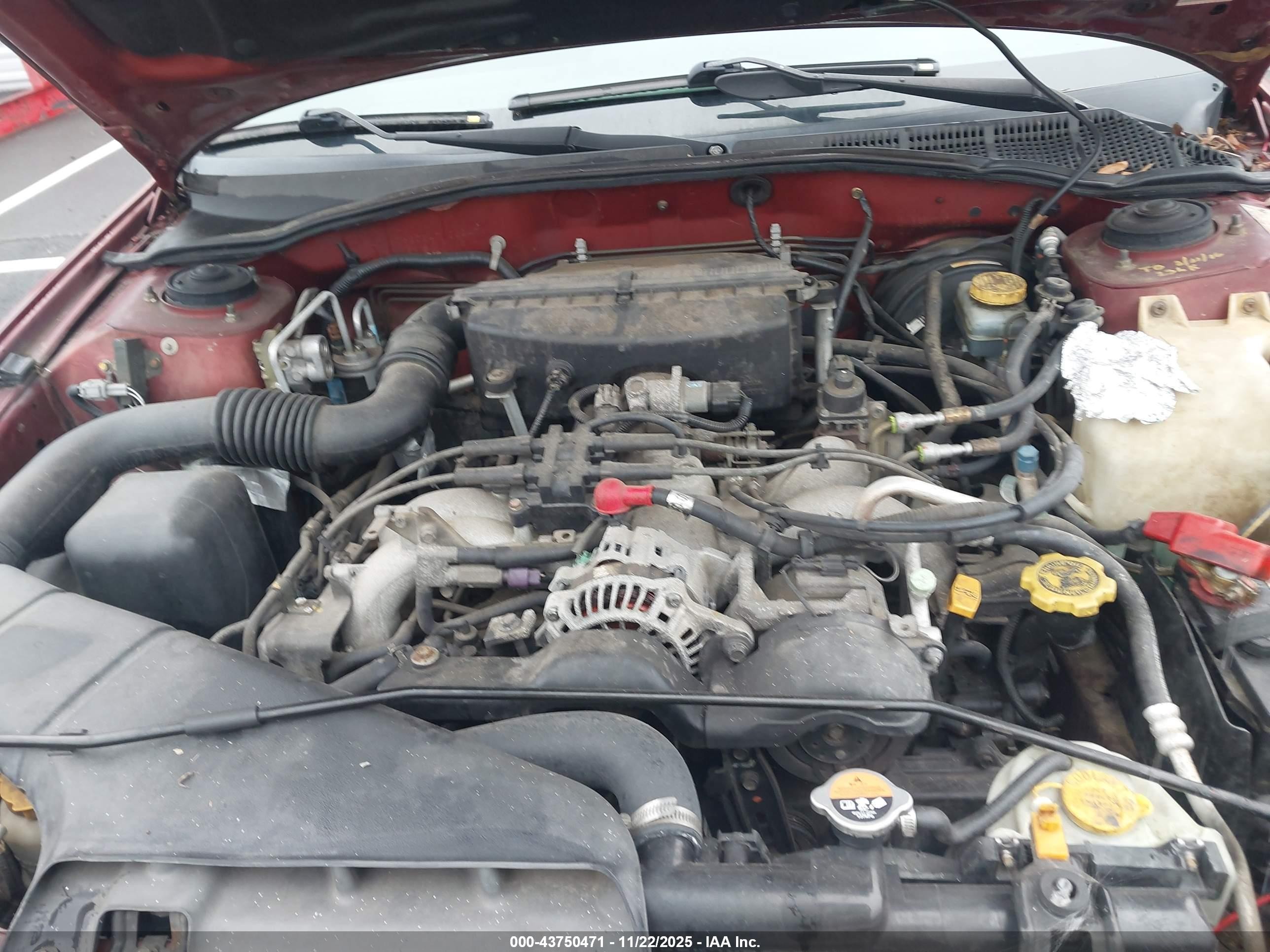 2004 Subaru Baja Sport Burgundy vin: 4S4BT62C247100247