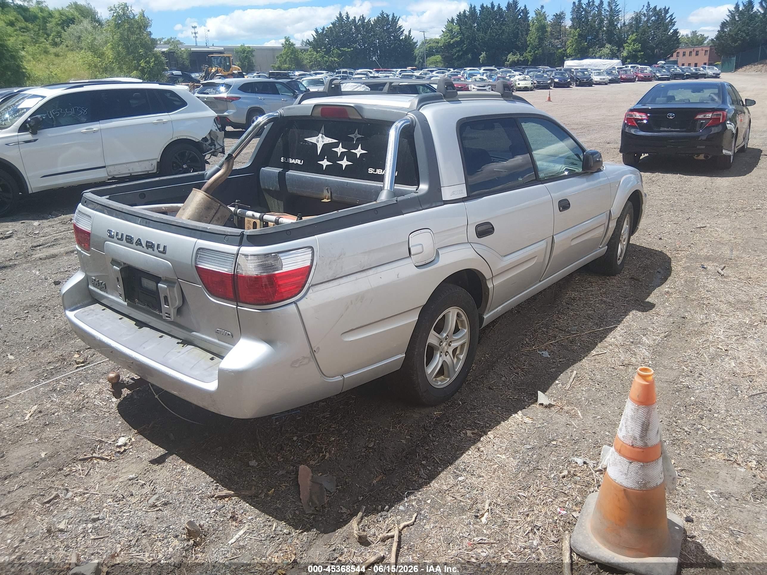 2005 Subaru Baja Sport Gray vin: 4S4BT62C257101769