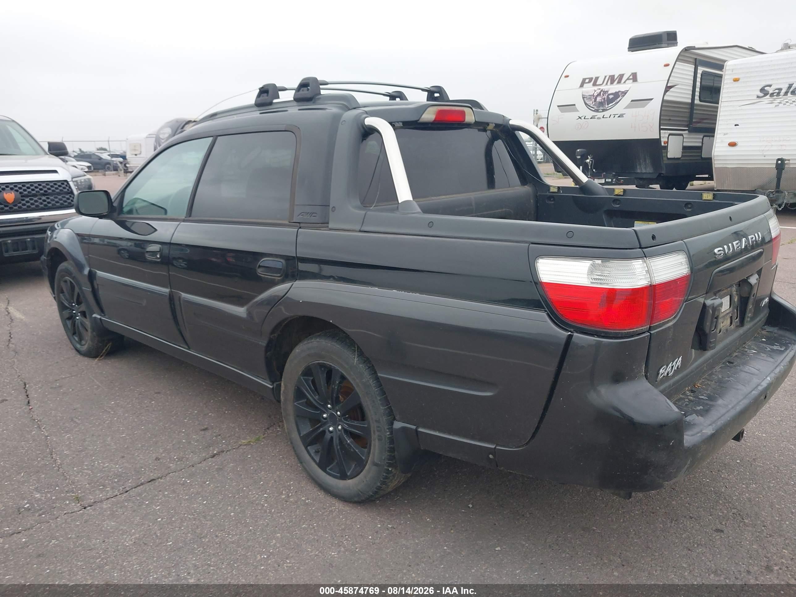 2005 Subaru Baja Sport Black vin: 4S4BT62C357107175