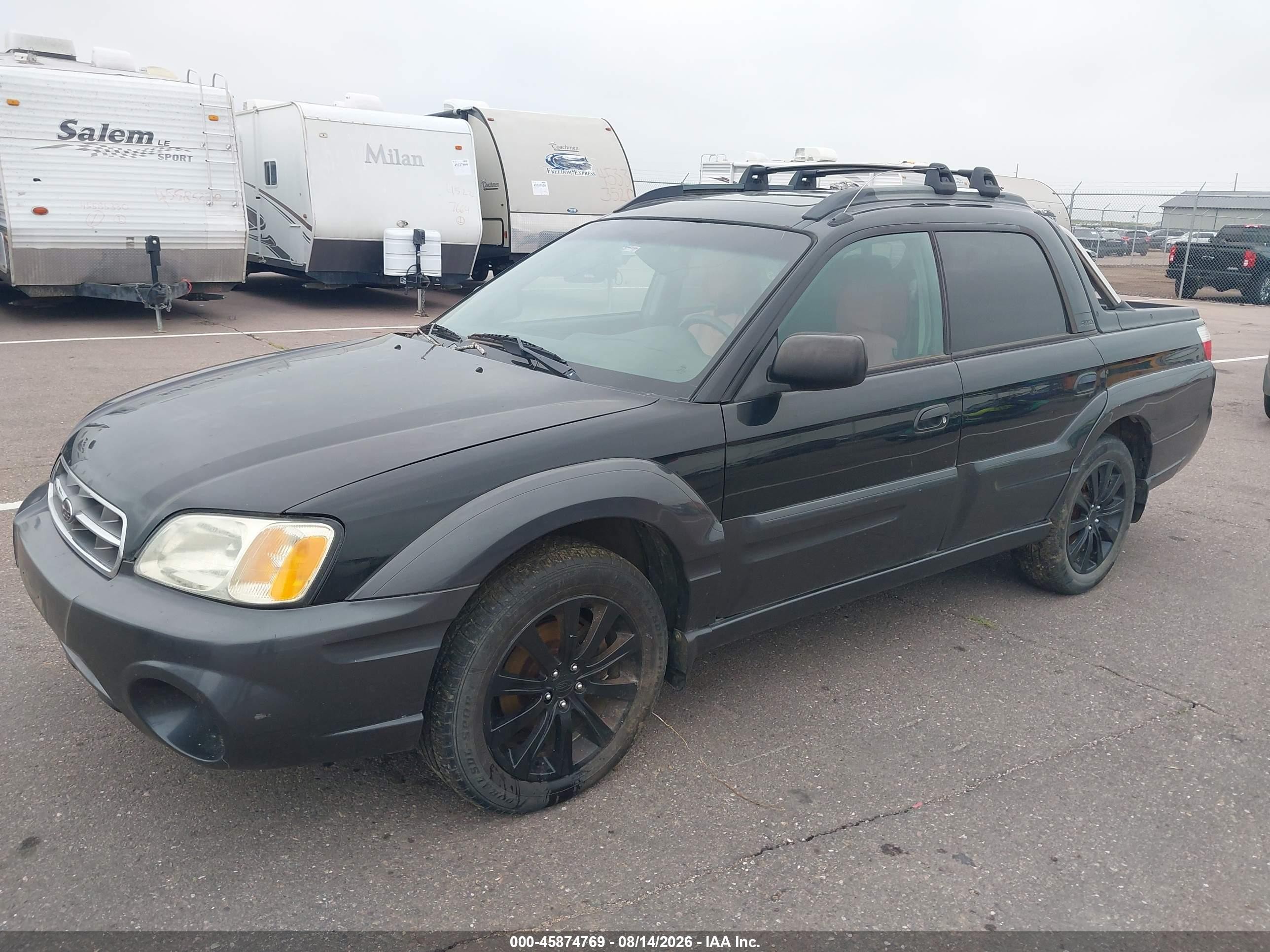 2005 Subaru Baja Sport Black vin: 4S4BT62C357107175