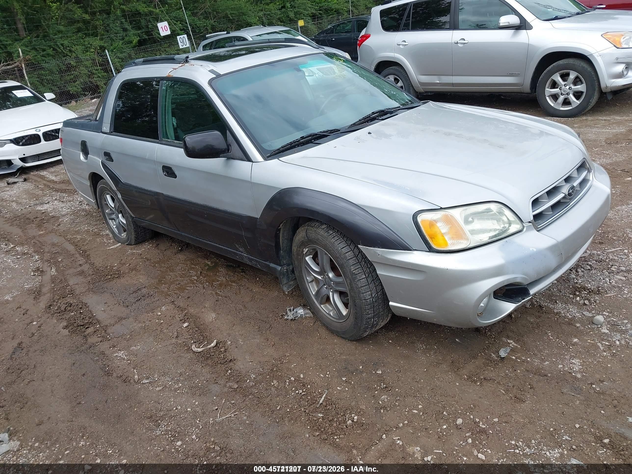 2003 Subaru Baja Sport Silver vin: 4S4BT62C437111183
