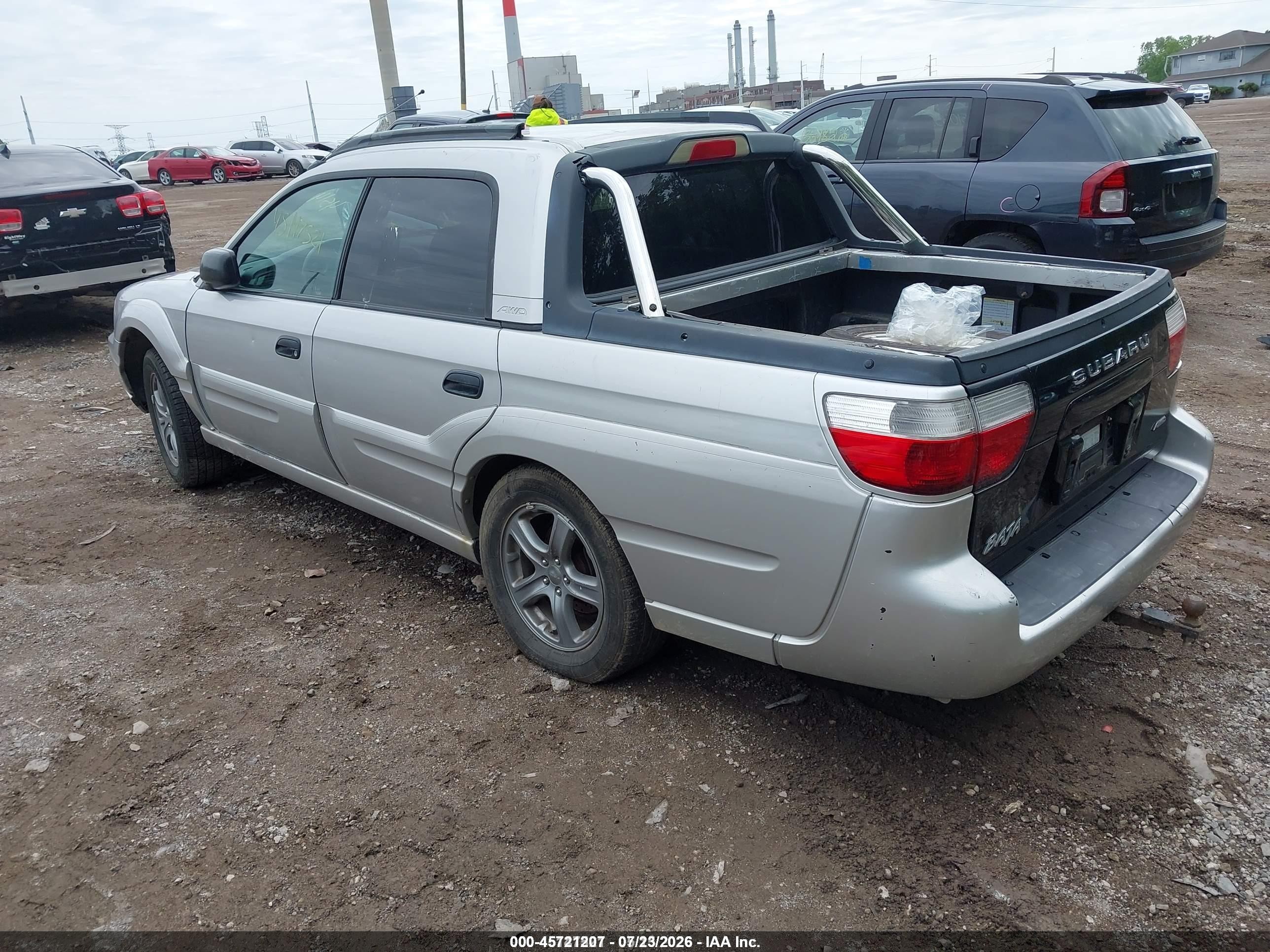 2003 Subaru Baja Sport Silver vin: 4S4BT62C437111183