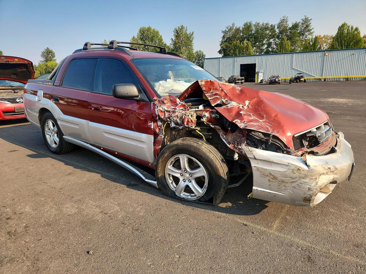 2003 Subaru Baja Sport Бордовый vin: 4S4BT62C537113752