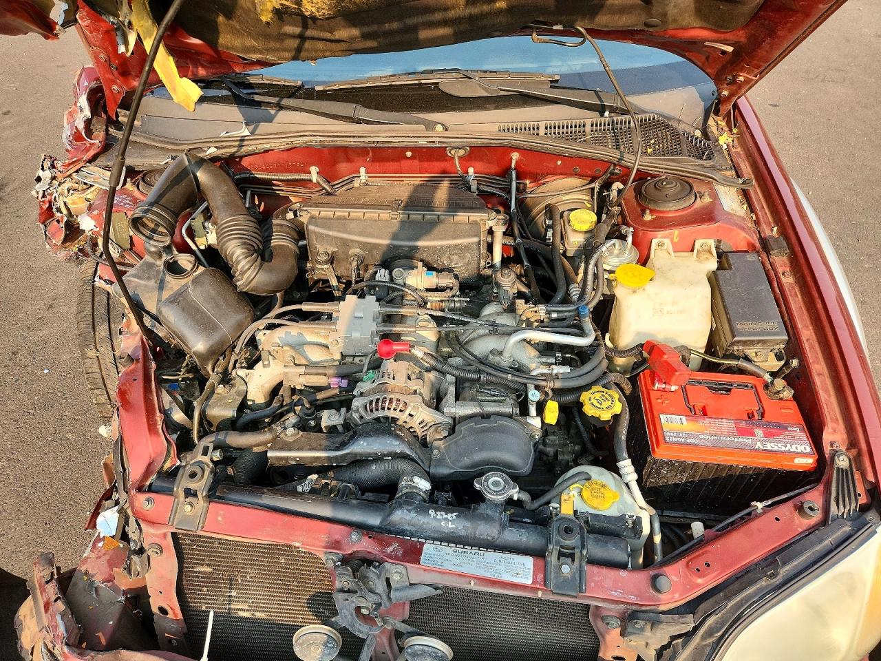 2003 Subaru Baja Sport Бордовый vin: 4S4BT62C537113752