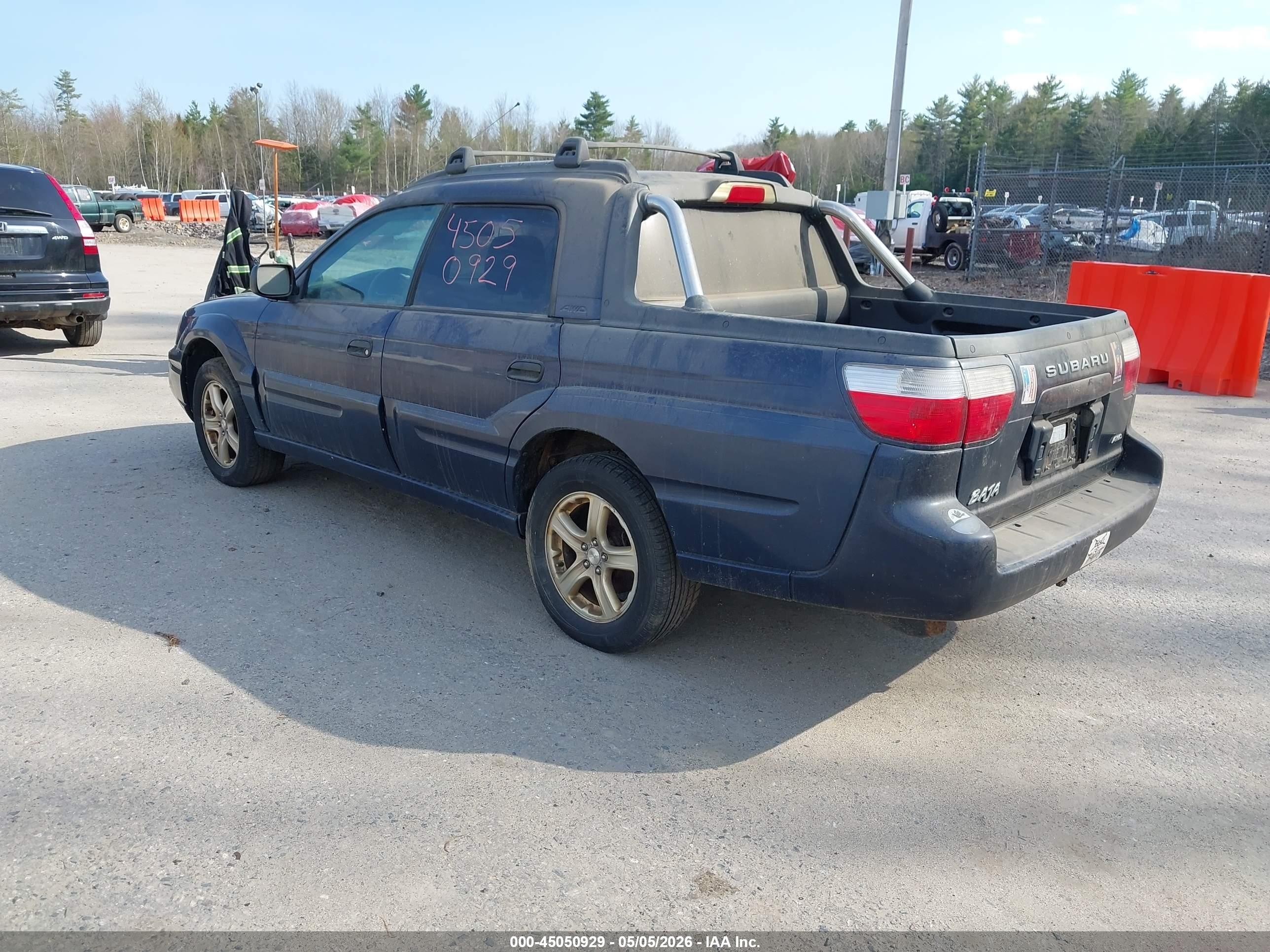 2004 Subaru Baja Sport Blue vin: 4S4BT62C547100694