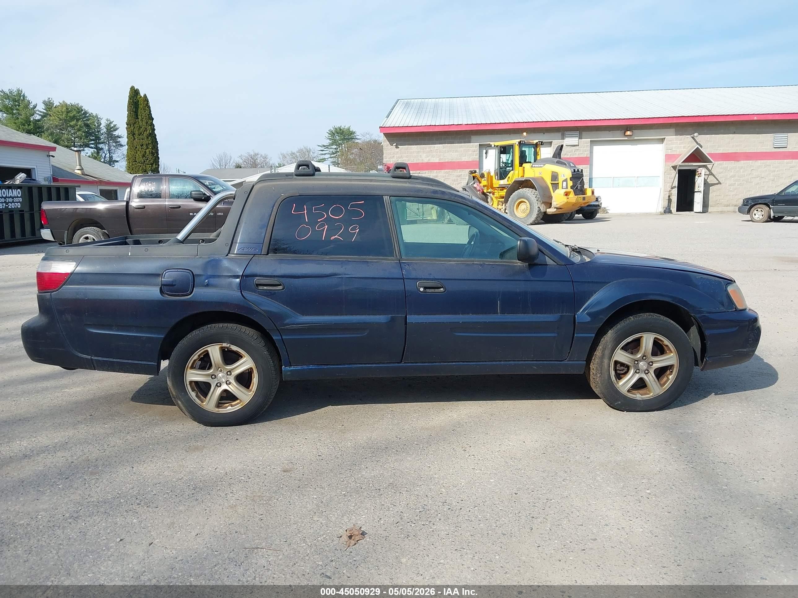 2004 Subaru Baja Sport Blue vin: 4S4BT62C547100694