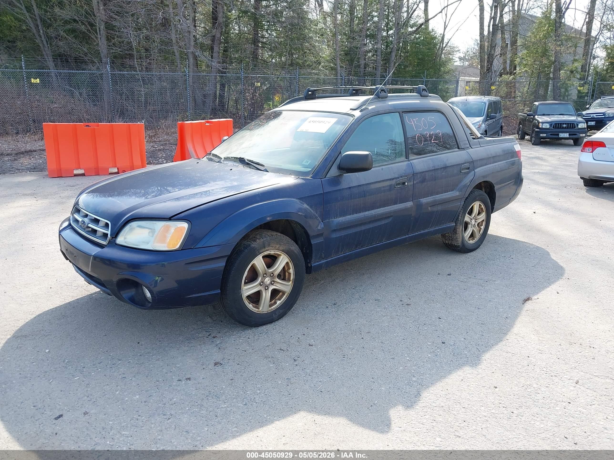 2004 Subaru Baja Sport Blue vin: 4S4BT62C547100694