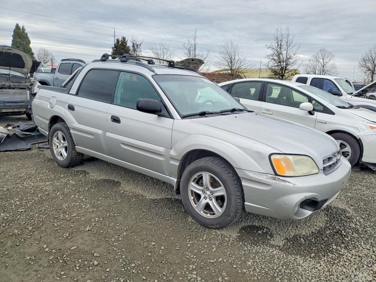 2004 Subaru Baja Sport Silver vin: 4S4BT62C547101649
