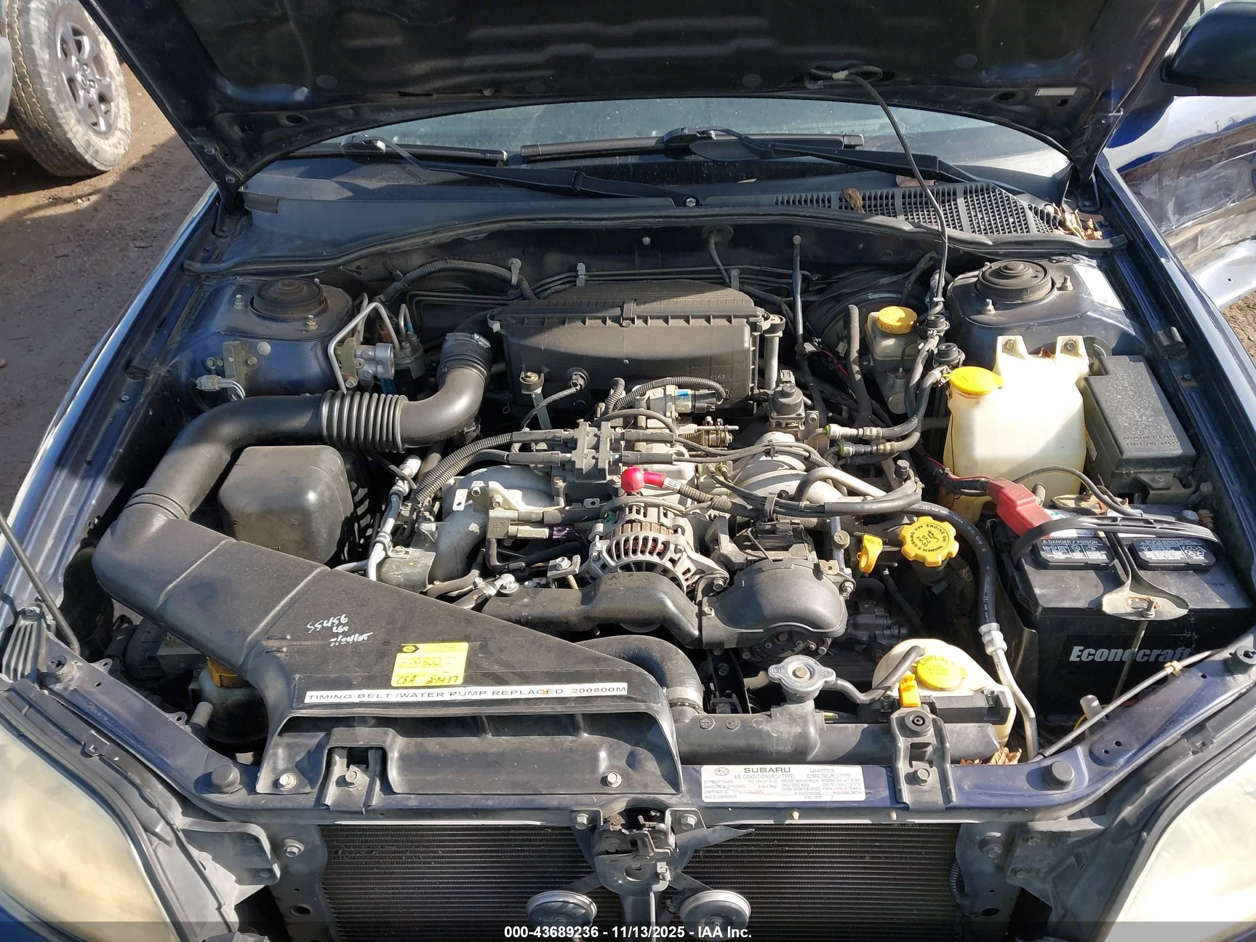 2005 Subaru Baja Sport Синий vin: 4S4BT62C557104696