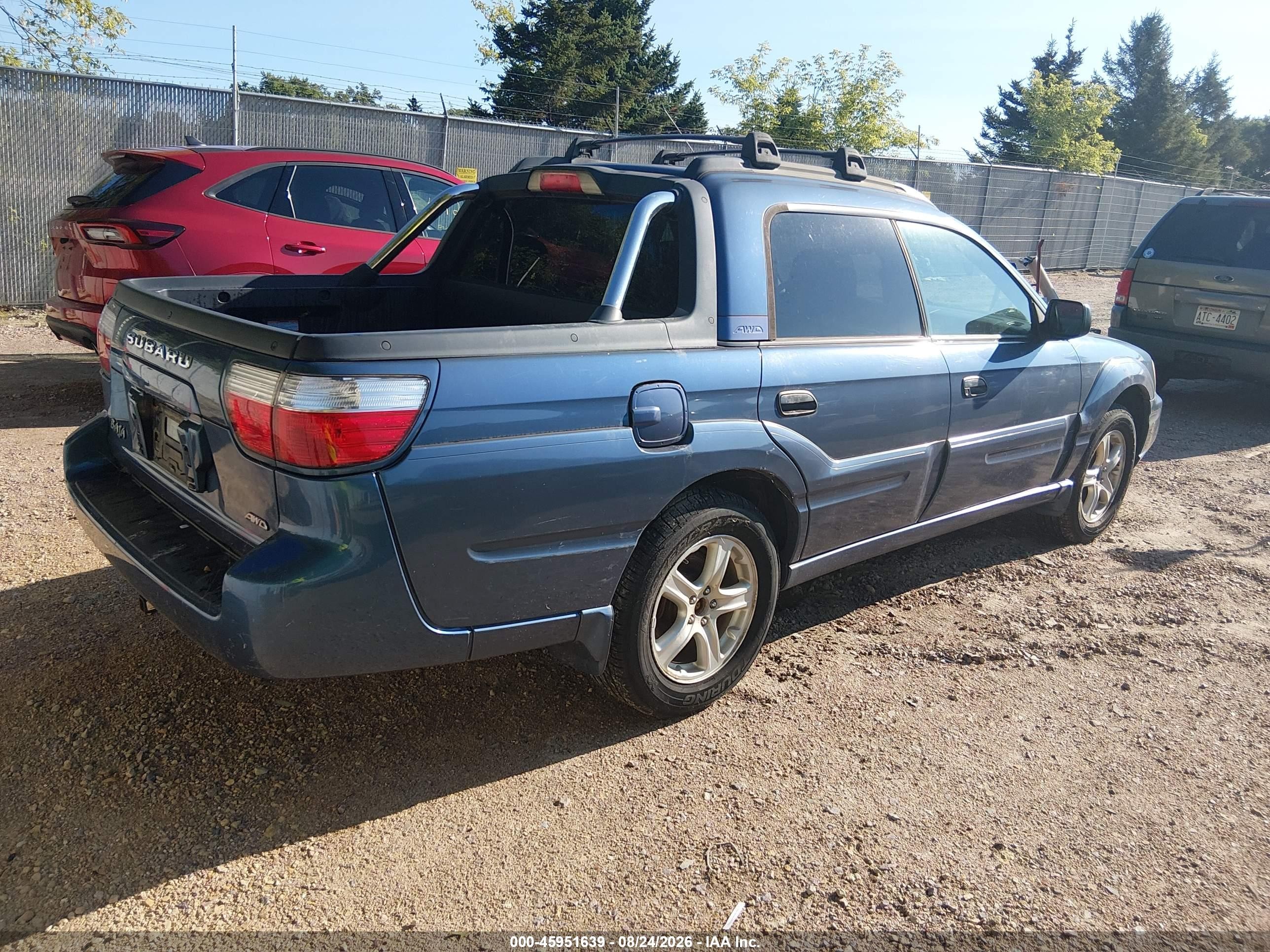 2006 Subaru Baja Sport Light Blue vin: 4S4BT62C566105807