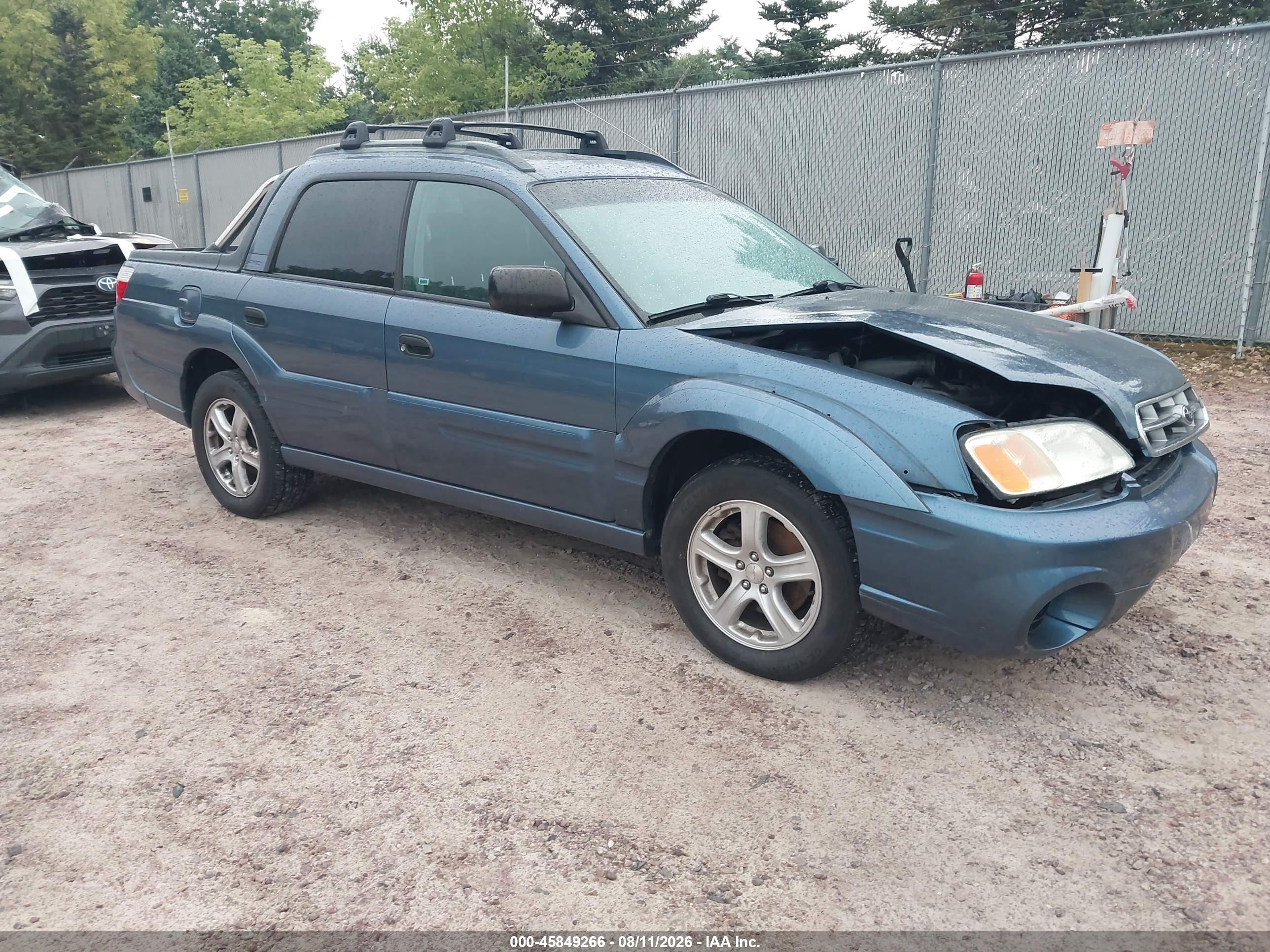 2006 Subaru Baja Sport Light Blue vin: 4S4BT62C567105185