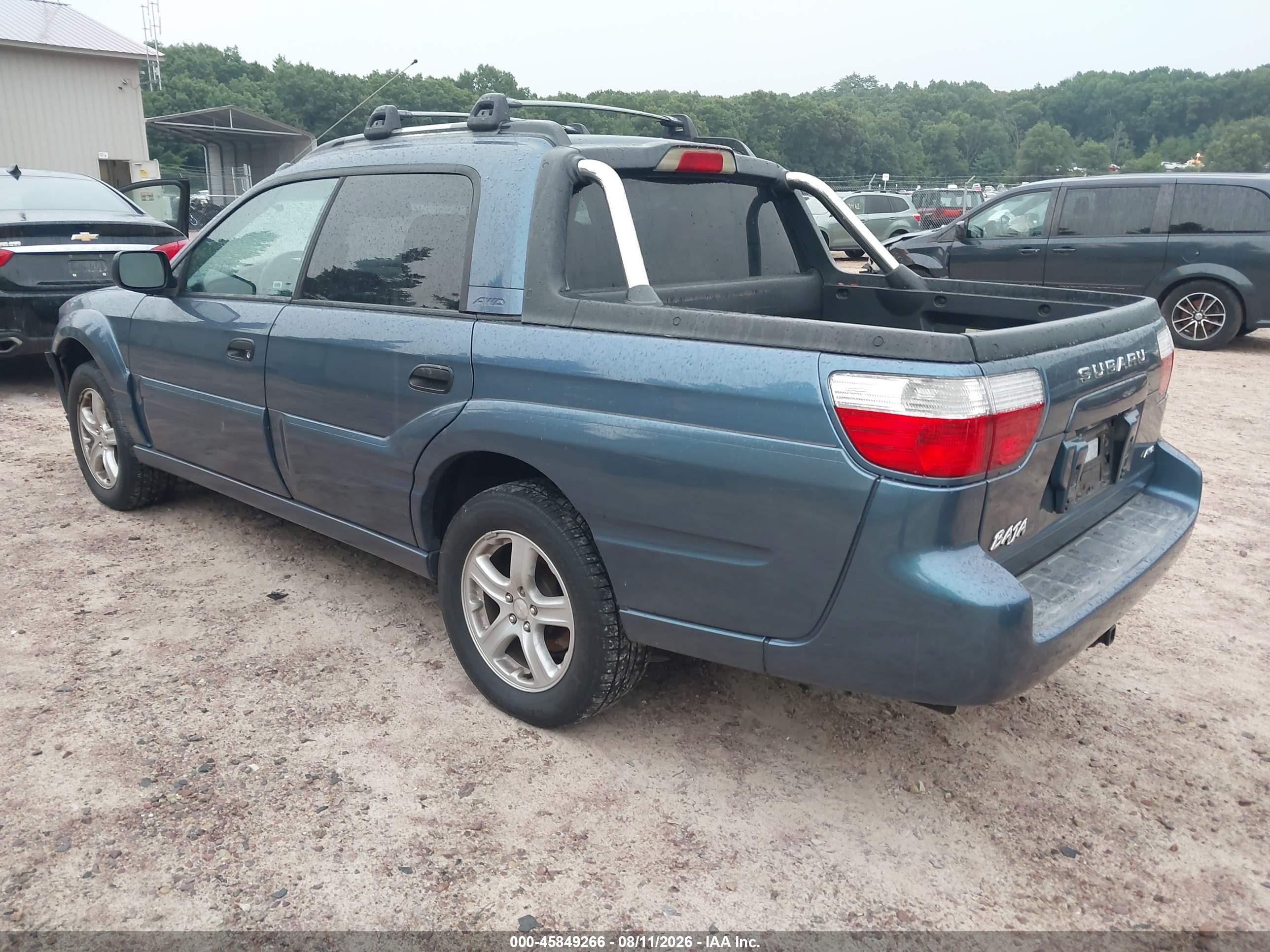 2006 Subaru Baja Sport Light Blue vin: 4S4BT62C567105185