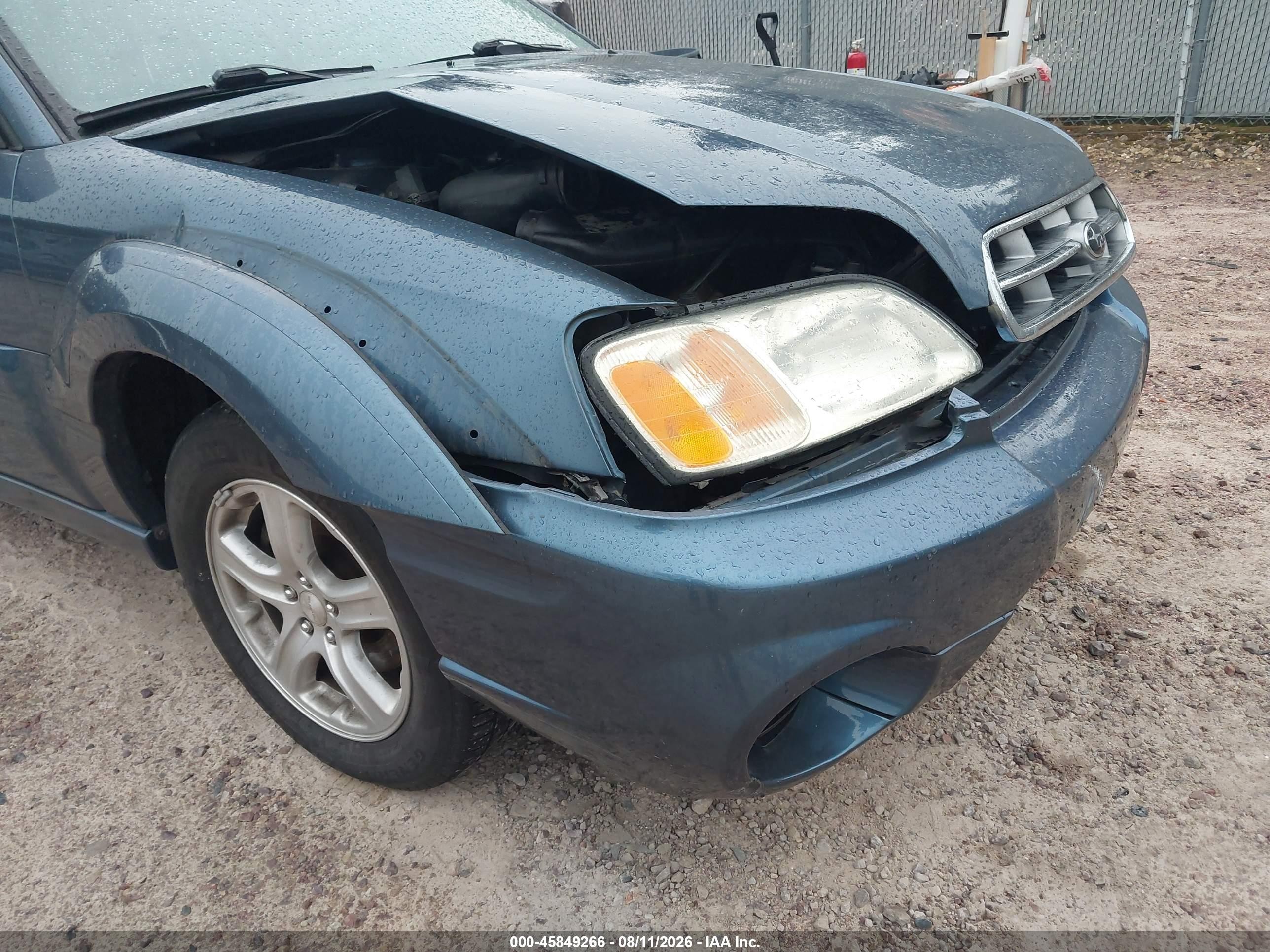 2006 Subaru Baja Sport Light Blue vin: 4S4BT62C567105185