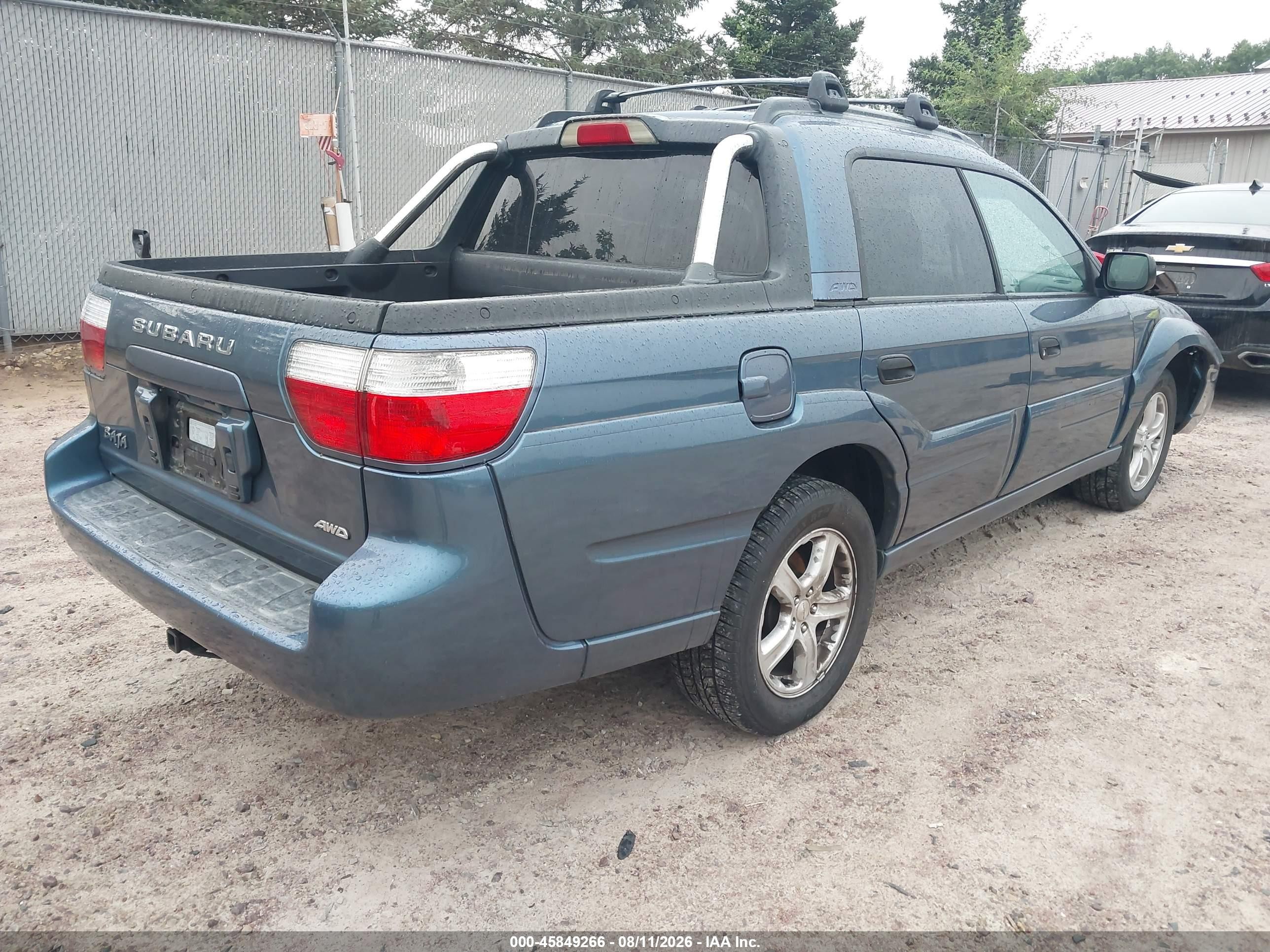 2006 Subaru Baja Sport Light Blue vin: 4S4BT62C567105185