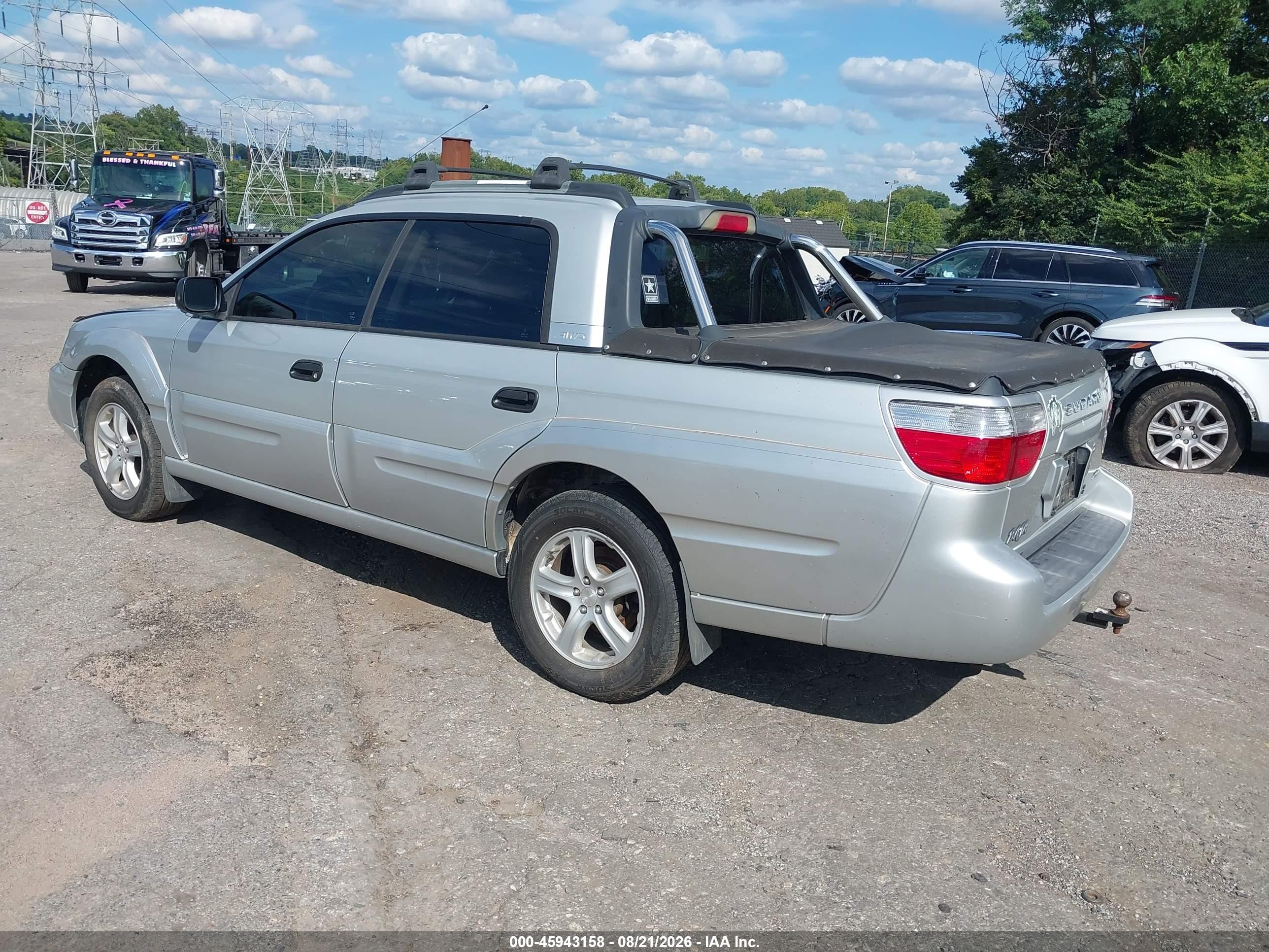 2005 Subaru Baja Sport Silver vin: 4S4BT62C757106191