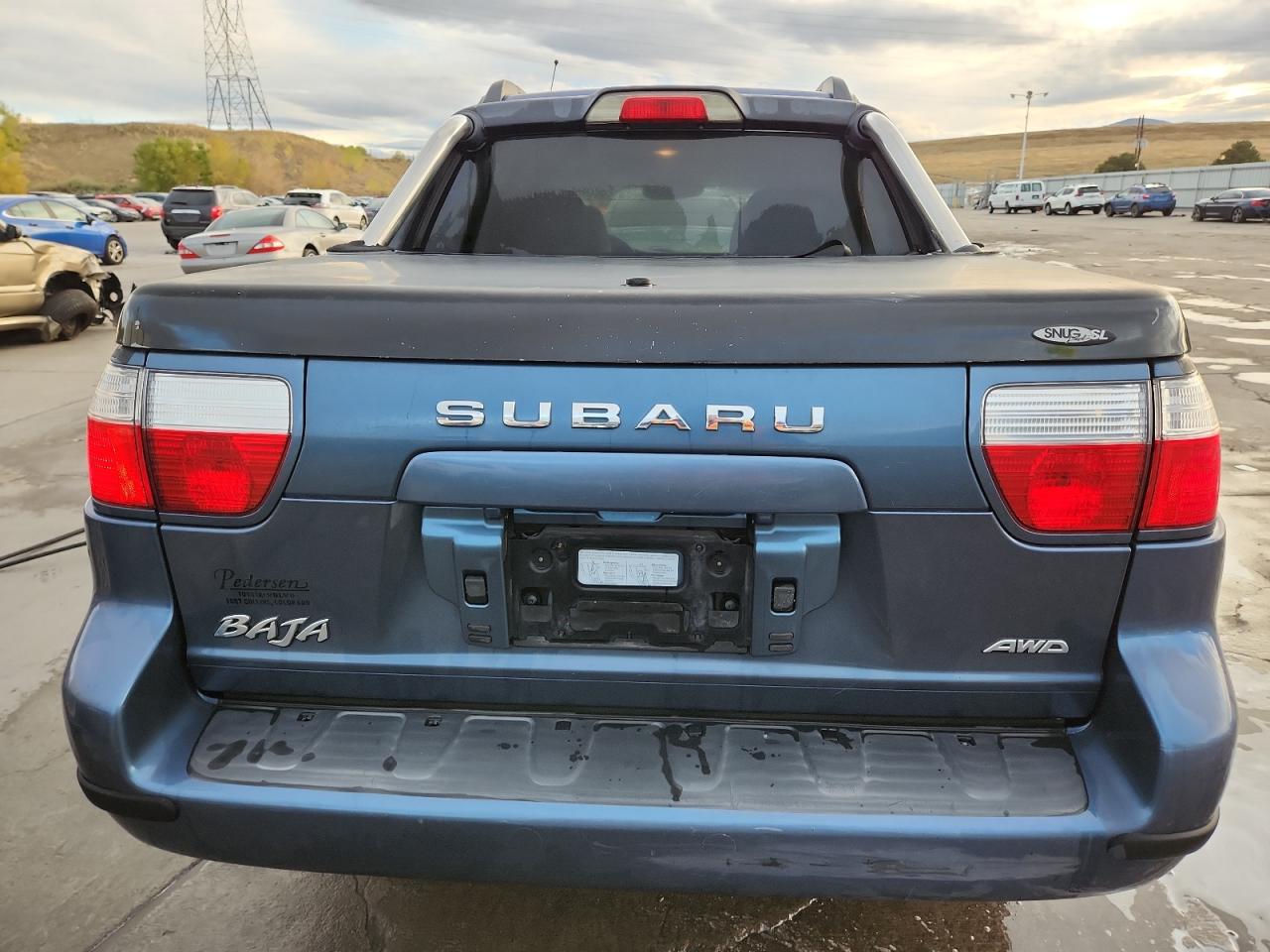 2006 Subaru Baja Sport Blue vin: 4S4BT62C766102696