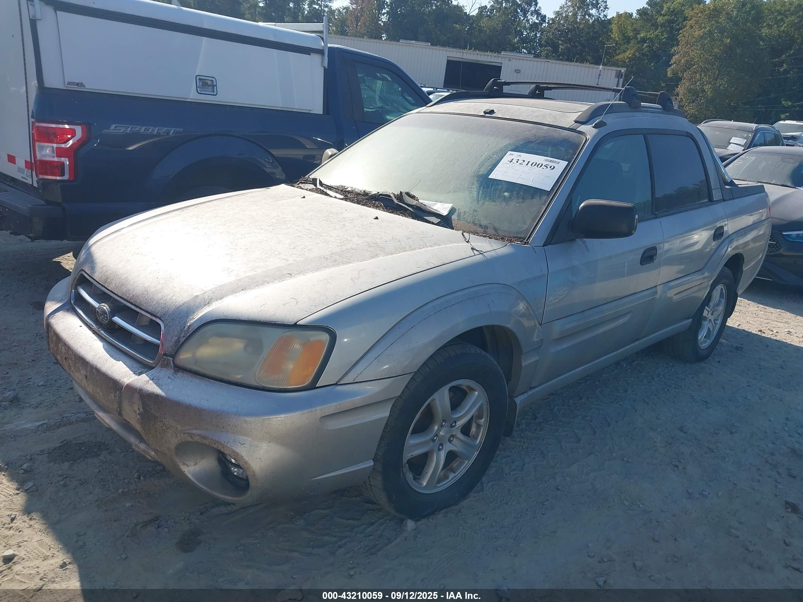 2004 Subaru Baja Sport Silver vin: 4S4BT62C847100480