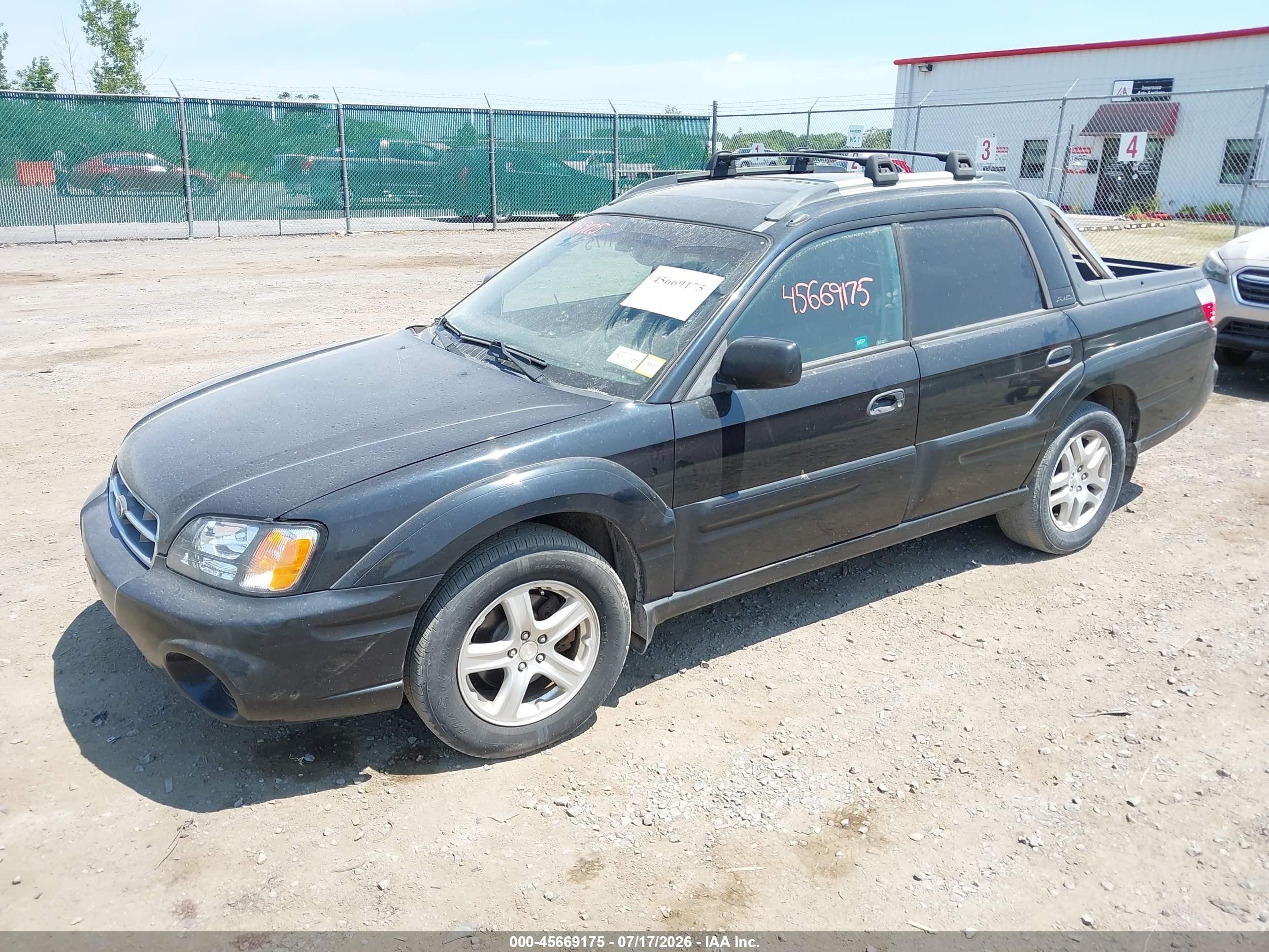 2006 Subaru Baja Sport Black vin: 4S4BT62CX67100340