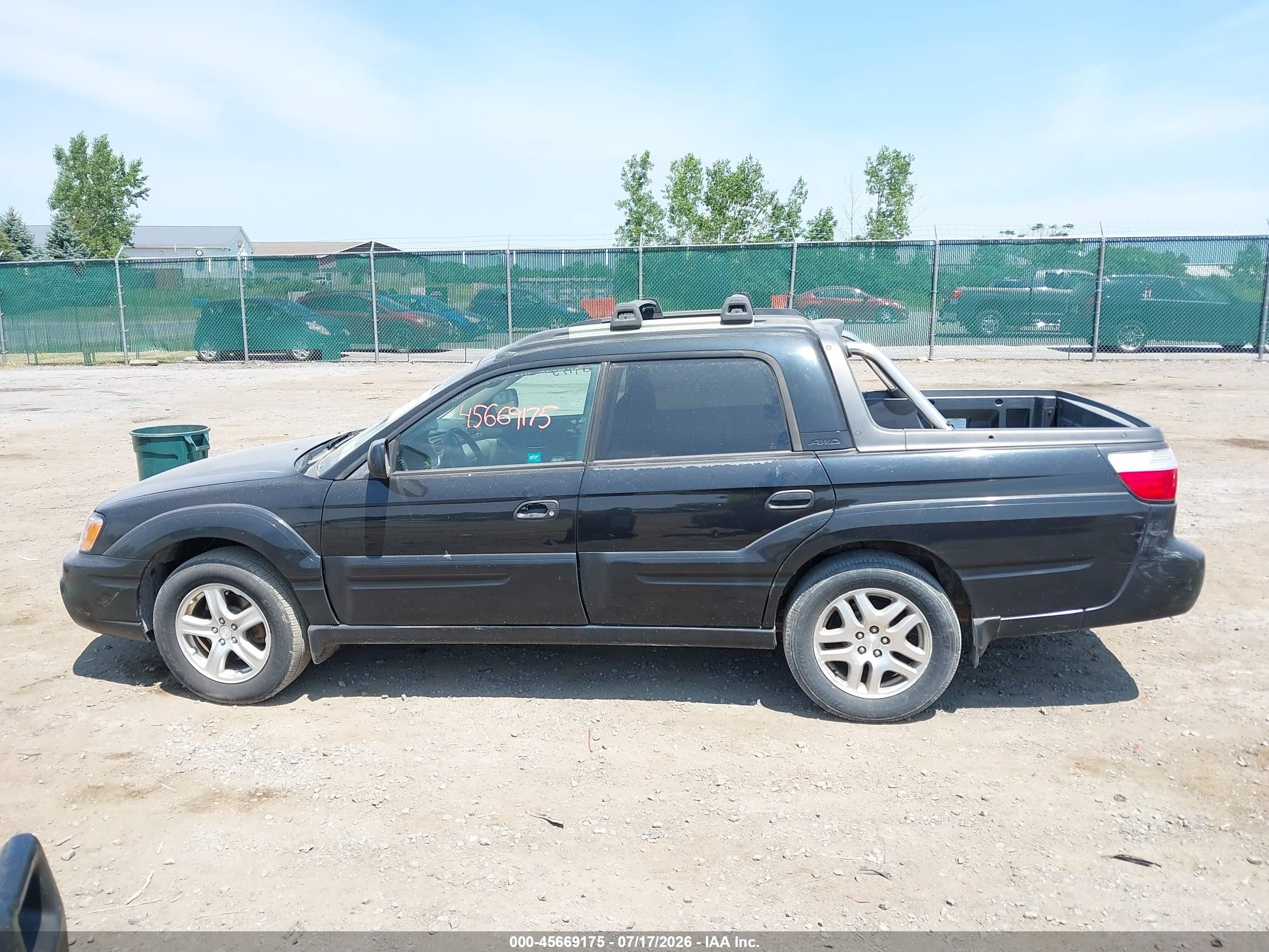 2006 Subaru Baja Sport Black vin: 4S4BT62CX67100340