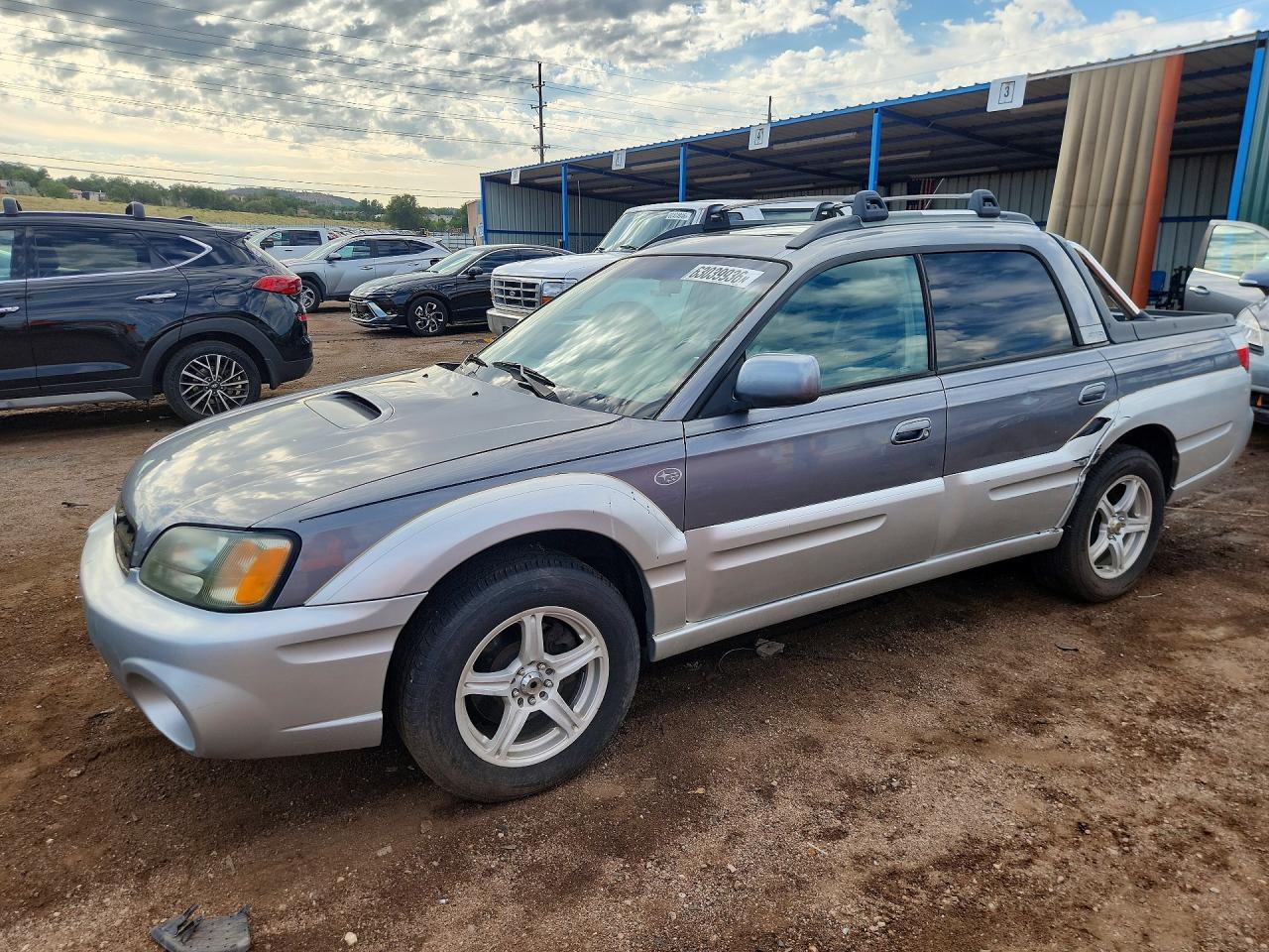 2005 Subaru Baja Turbo Gray vin: 4S4BT63C155101000