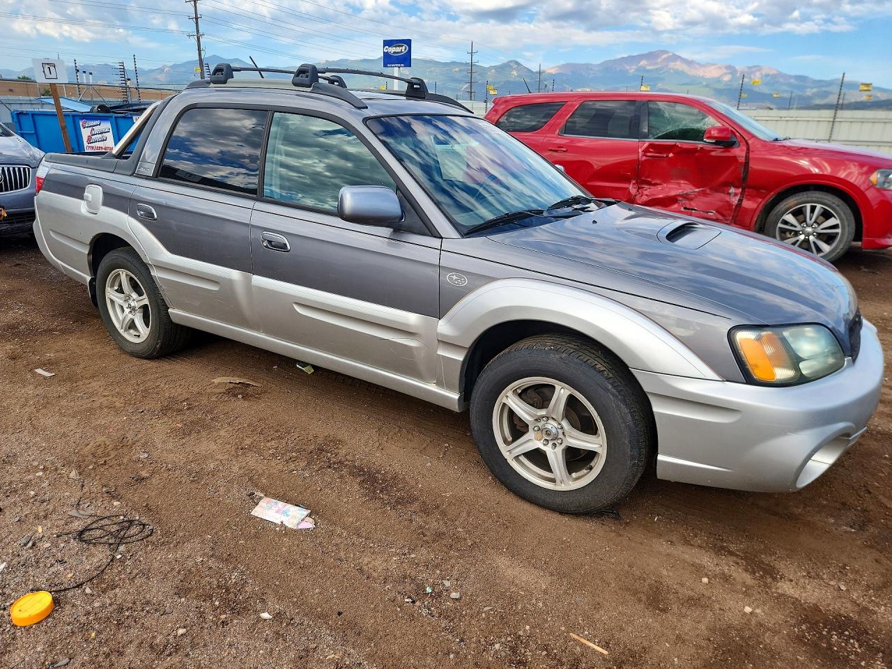 2005 Subaru Baja Turbo Gray vin: 4S4BT63C155101000