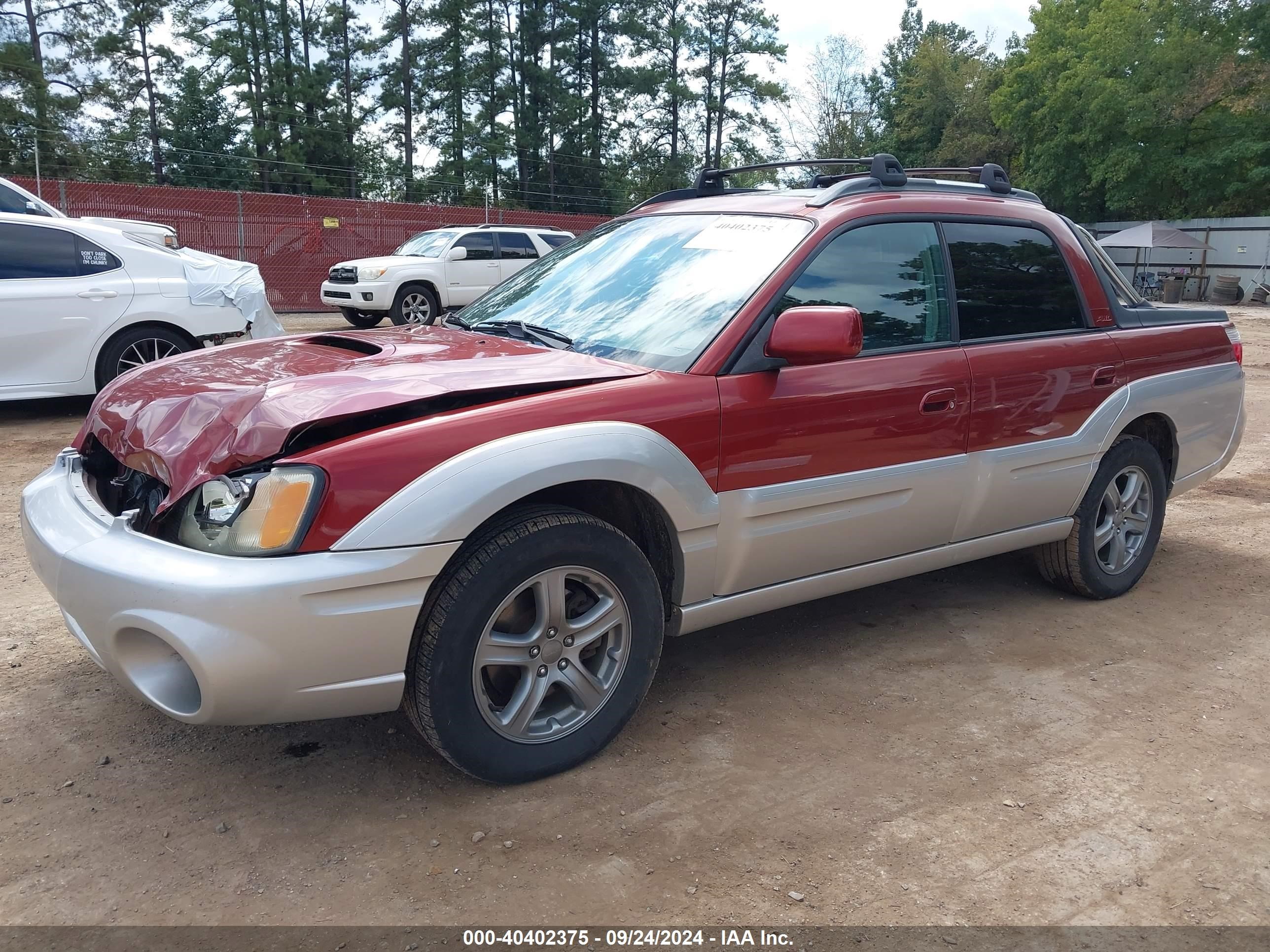 2004 Subaru Baja Turbo Red vin: 4S4BT63C545101211