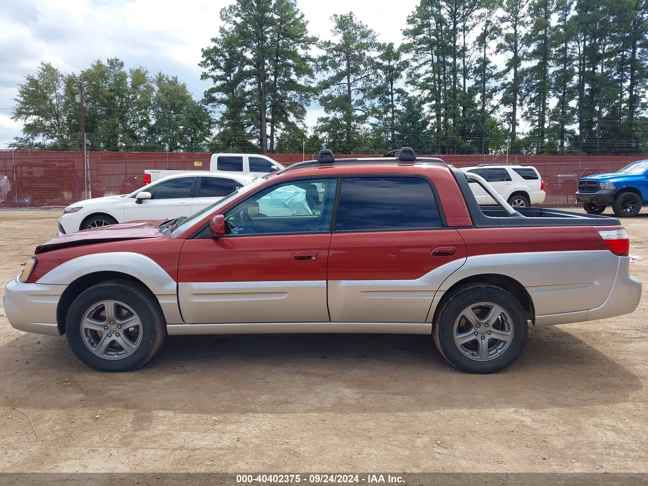 2004 Subaru Baja Turbo Red vin: 4S4BT63C545101211
