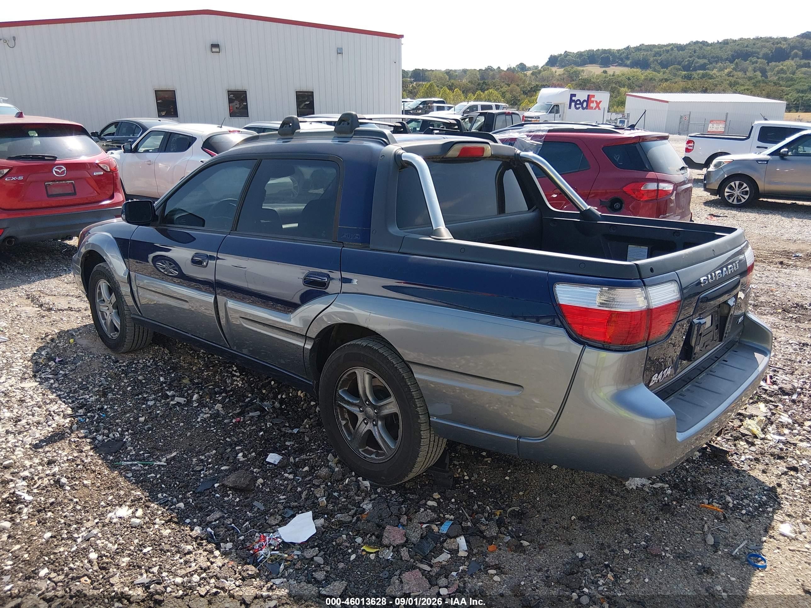 2005 Subaru Baja (natl) Turbo Blue vin: 4S4BT63C855102404