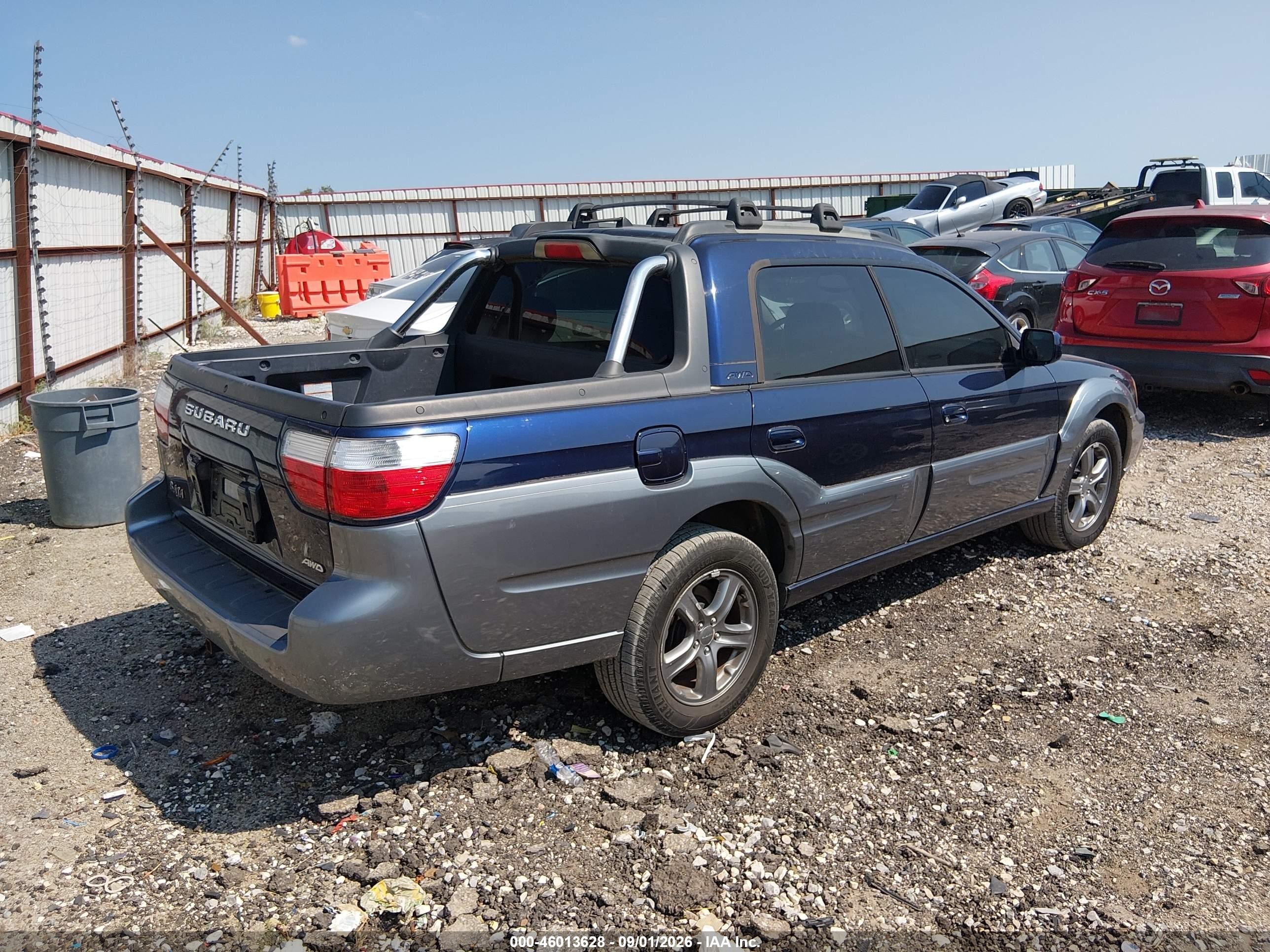 2005 Subaru Baja (natl) Turbo Blue vin: 4S4BT63C855102404