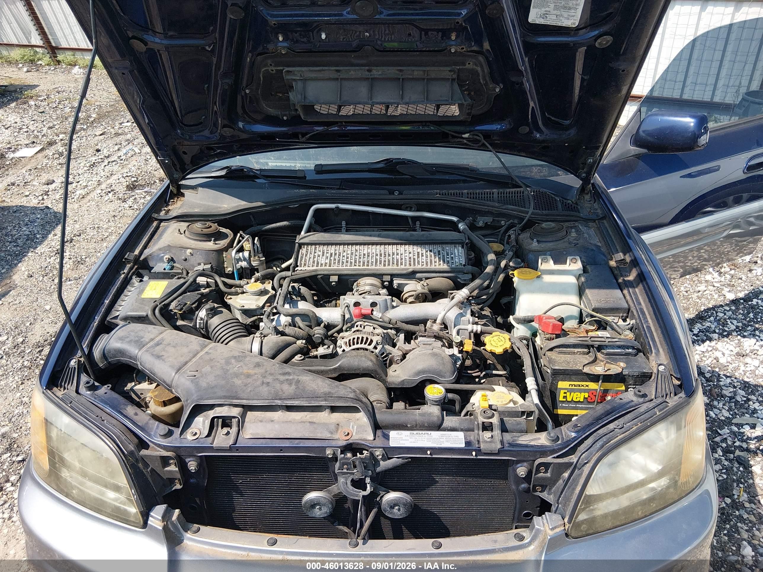2005 Subaru Baja (natl) Turbo Blue vin: 4S4BT63C855102404