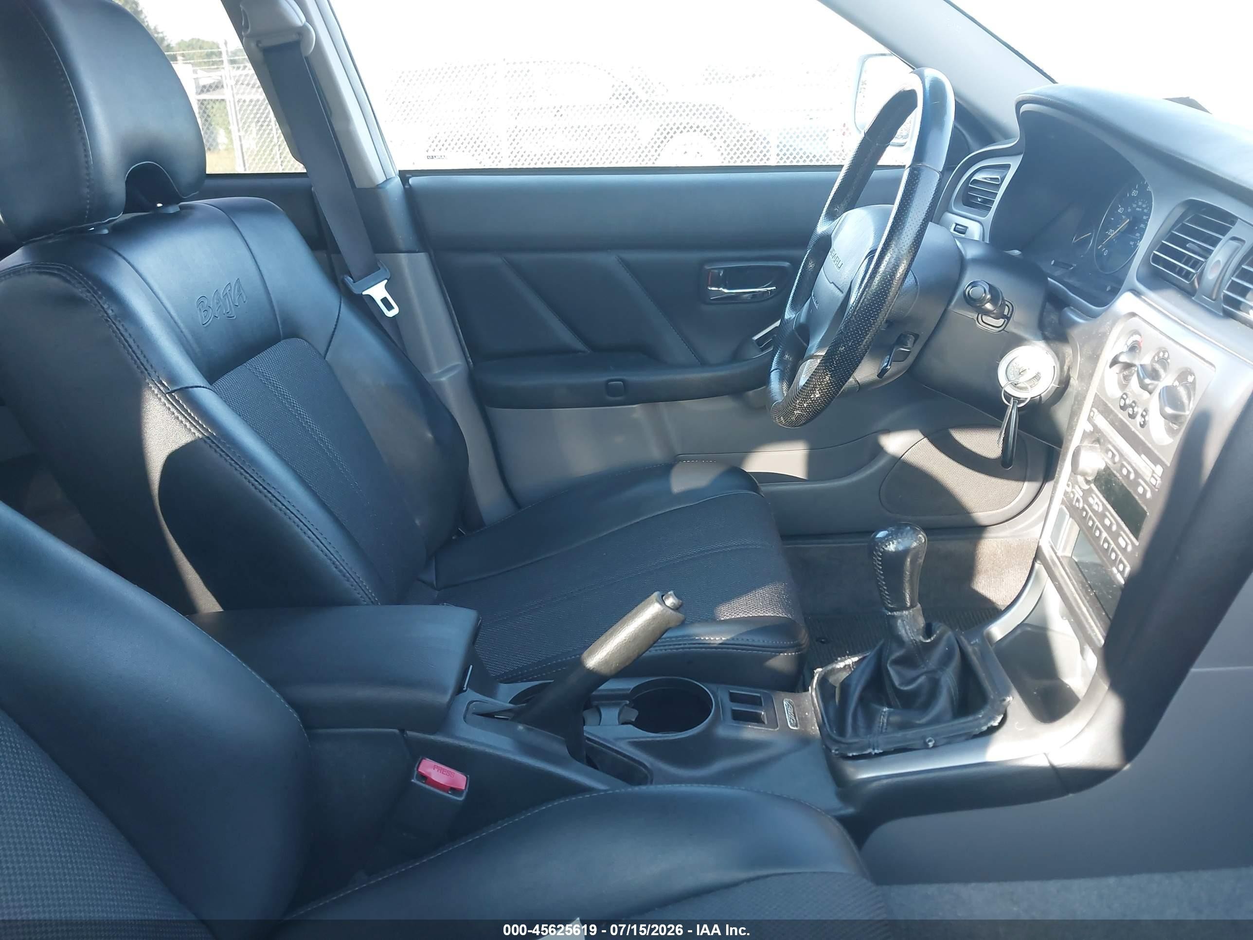 2005 Subaru Baja Turbo Белый vin: 4S4BT63C856100596